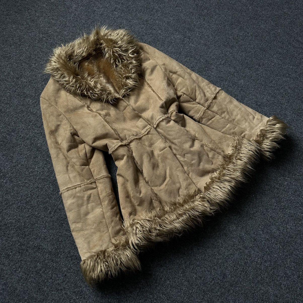 Japanese Brand VTG Japanese Style Women’s Sheepskin Coat Winter Jacket Size M / US 6-8 / IT 42-44 - 1 Thumbnail