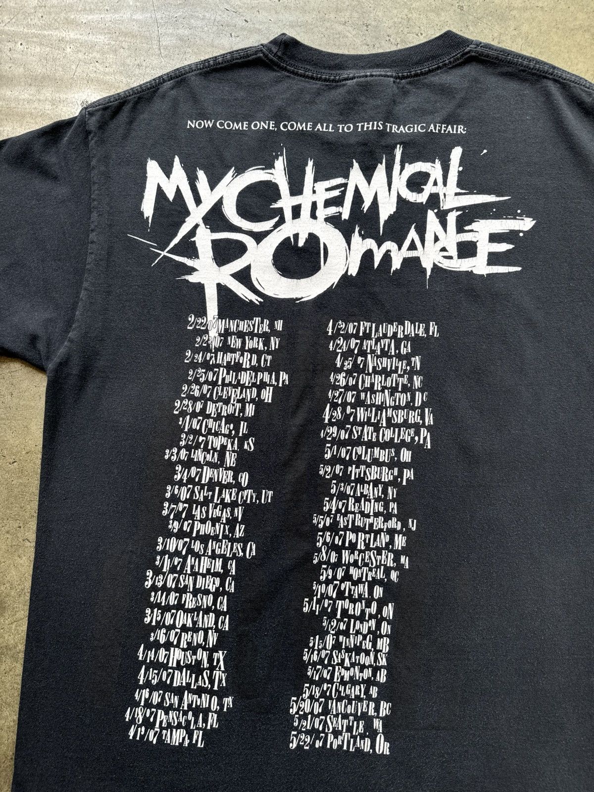 Vintage VTG 2007 My Chemical Romance Black Parade Band Tee Shirt MCR Size US L / EU 52-54 / 3 - 6 Thumbnail
