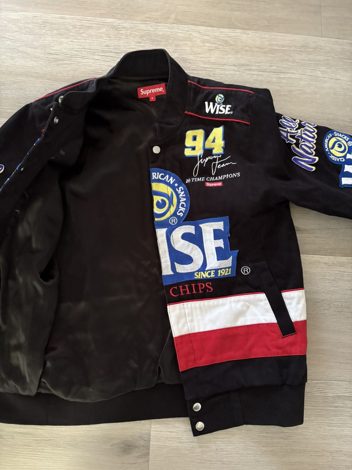 Supreme Supreme Wise Racing Jacket FW13 Black Small Size US S / EU 44-46 / 1 - 6 Thumbnail