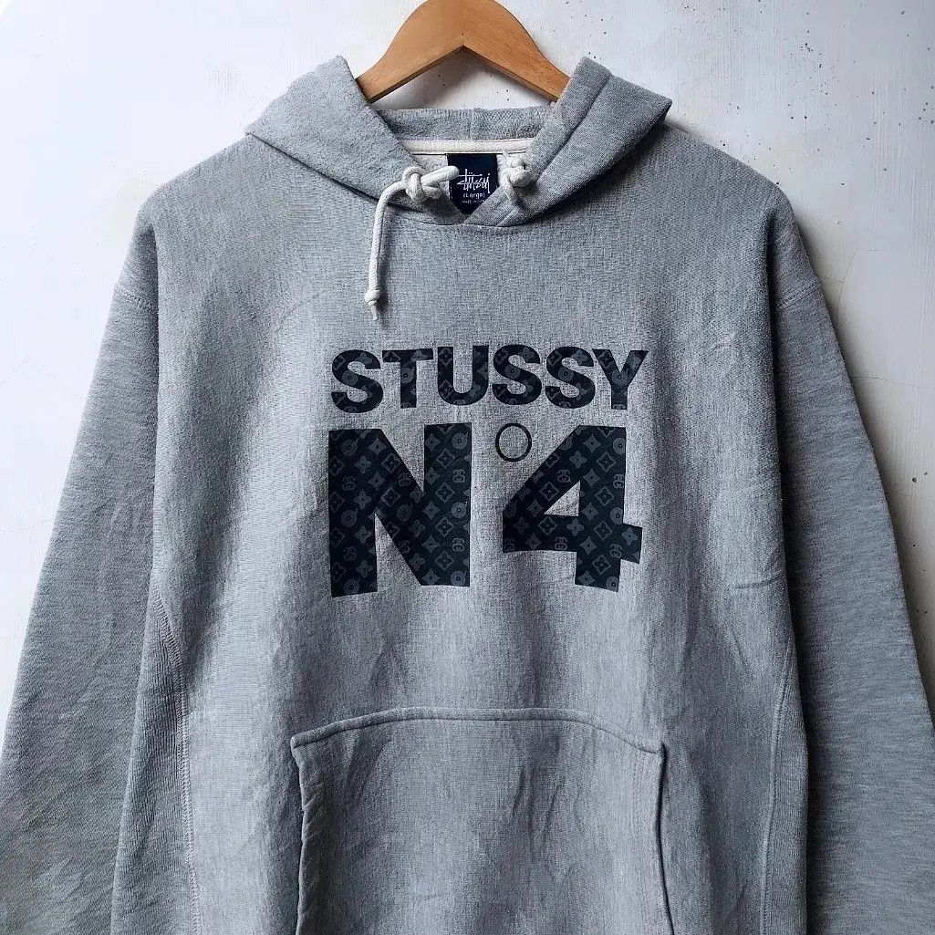 Stussy 🔥Rare🔥90's STUSSY N4 Louis Vuitton Monogram Pullover Size US L / EU 52-54 / 3 - 7 Thumbnail