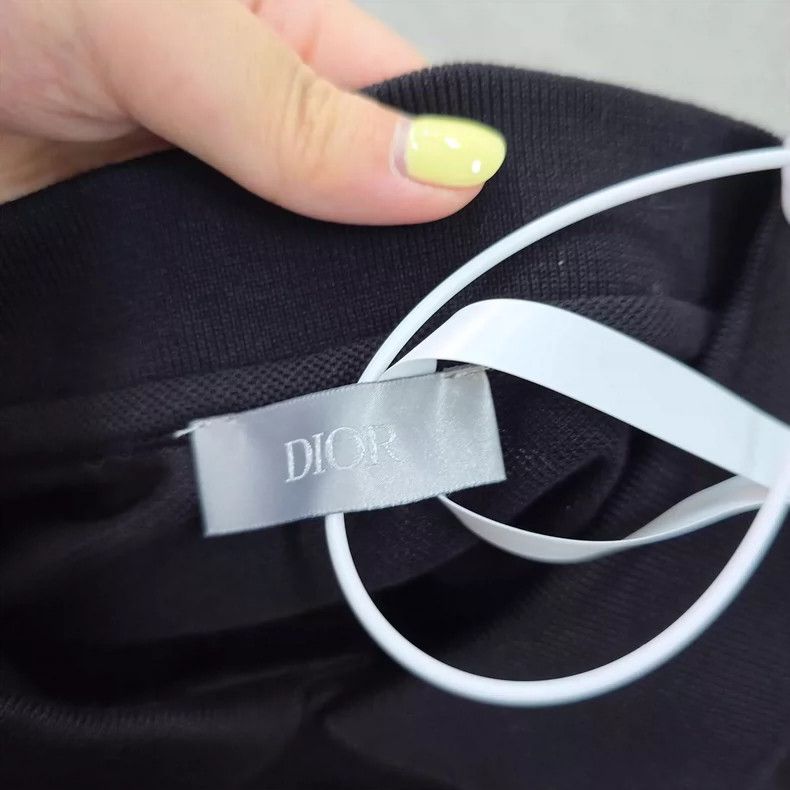 Dior Dior Black embroidered POLO shirt Size US L / EU 52-54 / 3 - 3 Thumbnail