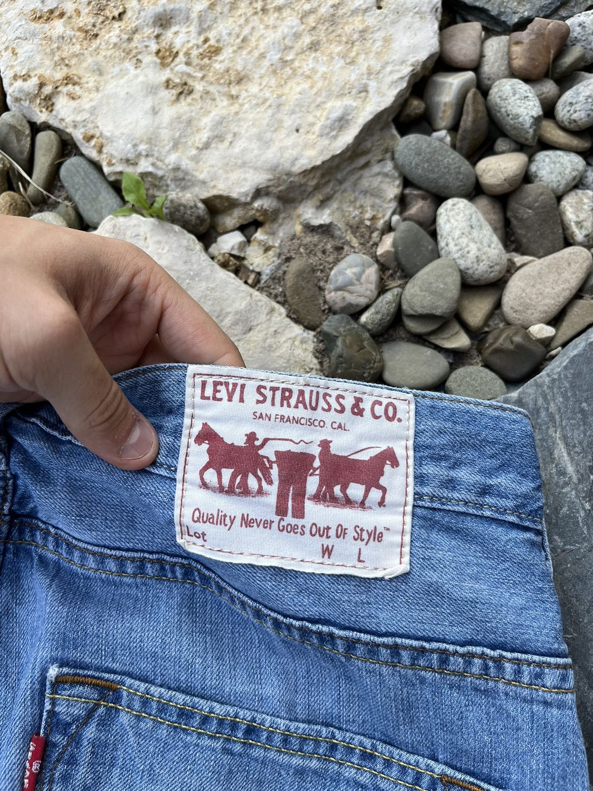 Levi's × Levi's Vintage Clothing × Vintage Vintage Levi’s 504 light blue jeans classic pants trousers Size US 30 / EU 46 - 17 Thumbnail