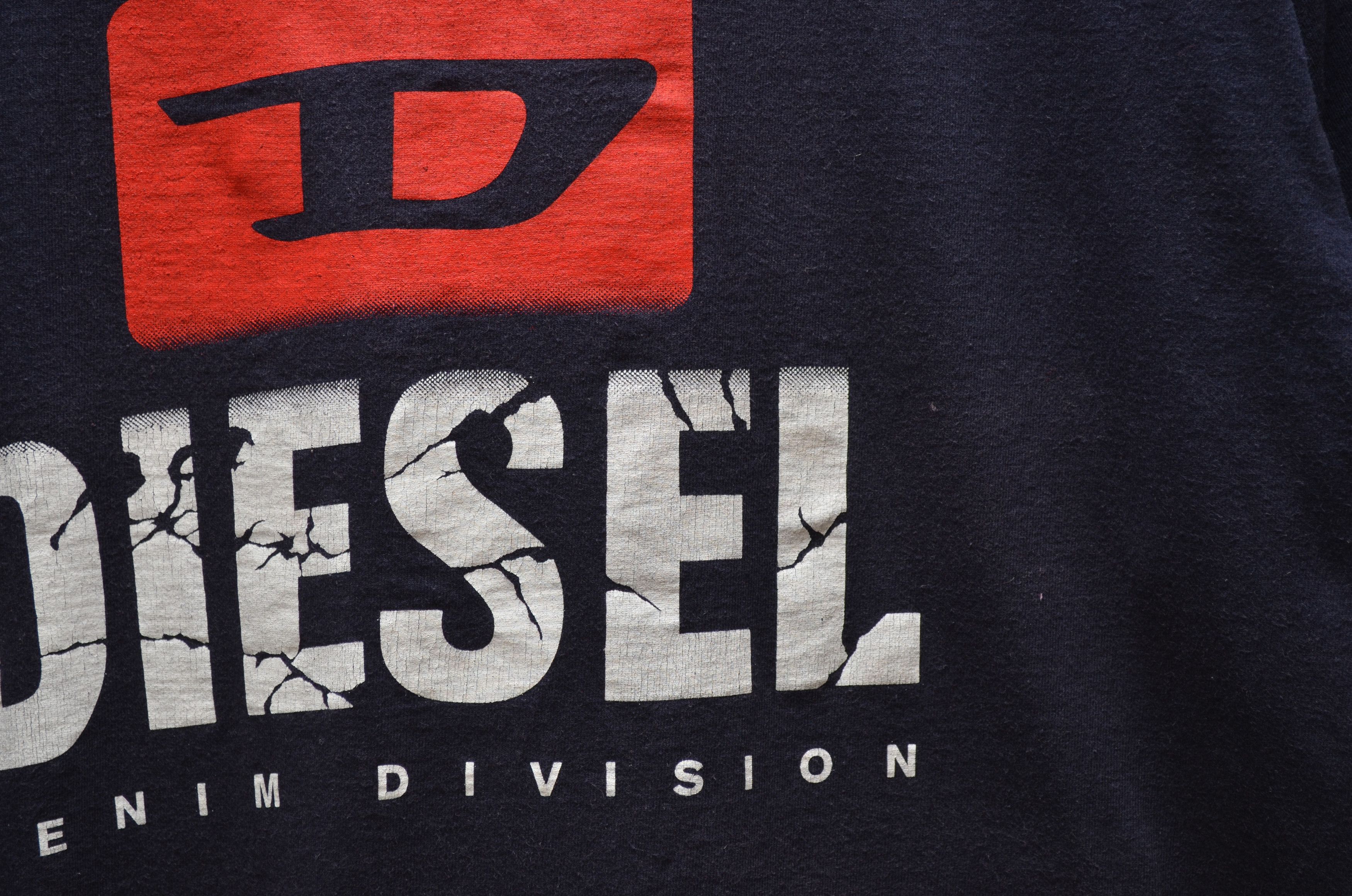 Diesel × Vintage Vintage 90s Diesel Big Logo T Shirt RARE y2k Size US XL / EU 56 / 4 - 4 Thumbnail