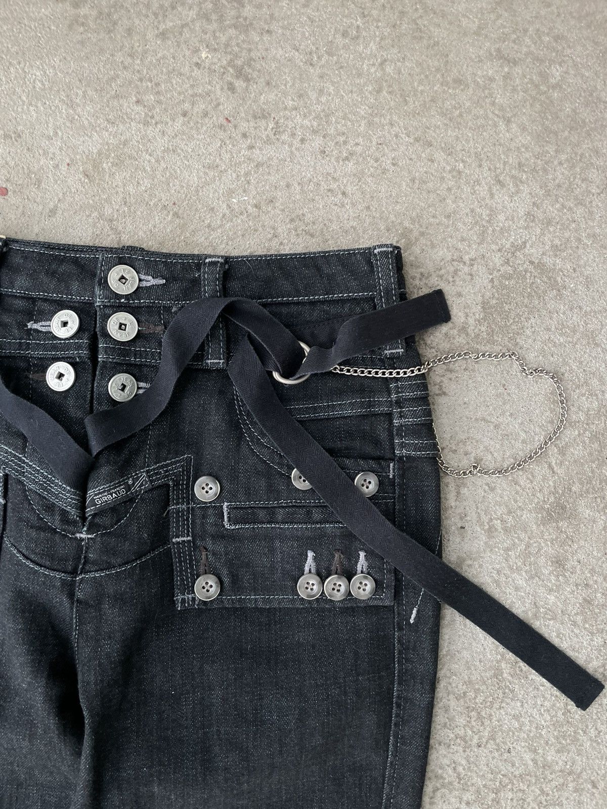 Marithe + Francois Girbaud MARITHE FRANCOIS GIRBAUD M+FG Y2K BONDAGE SKINNY JEANS Size US 28 / EU 44 - 3 Thumbnail