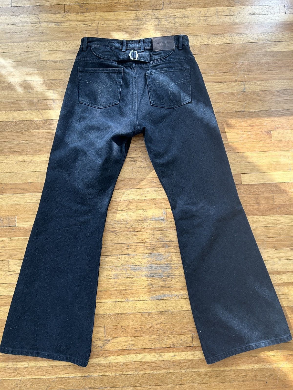 Japanese Brand 017 Bleeding Indigo Bootcut Denim | Grailed