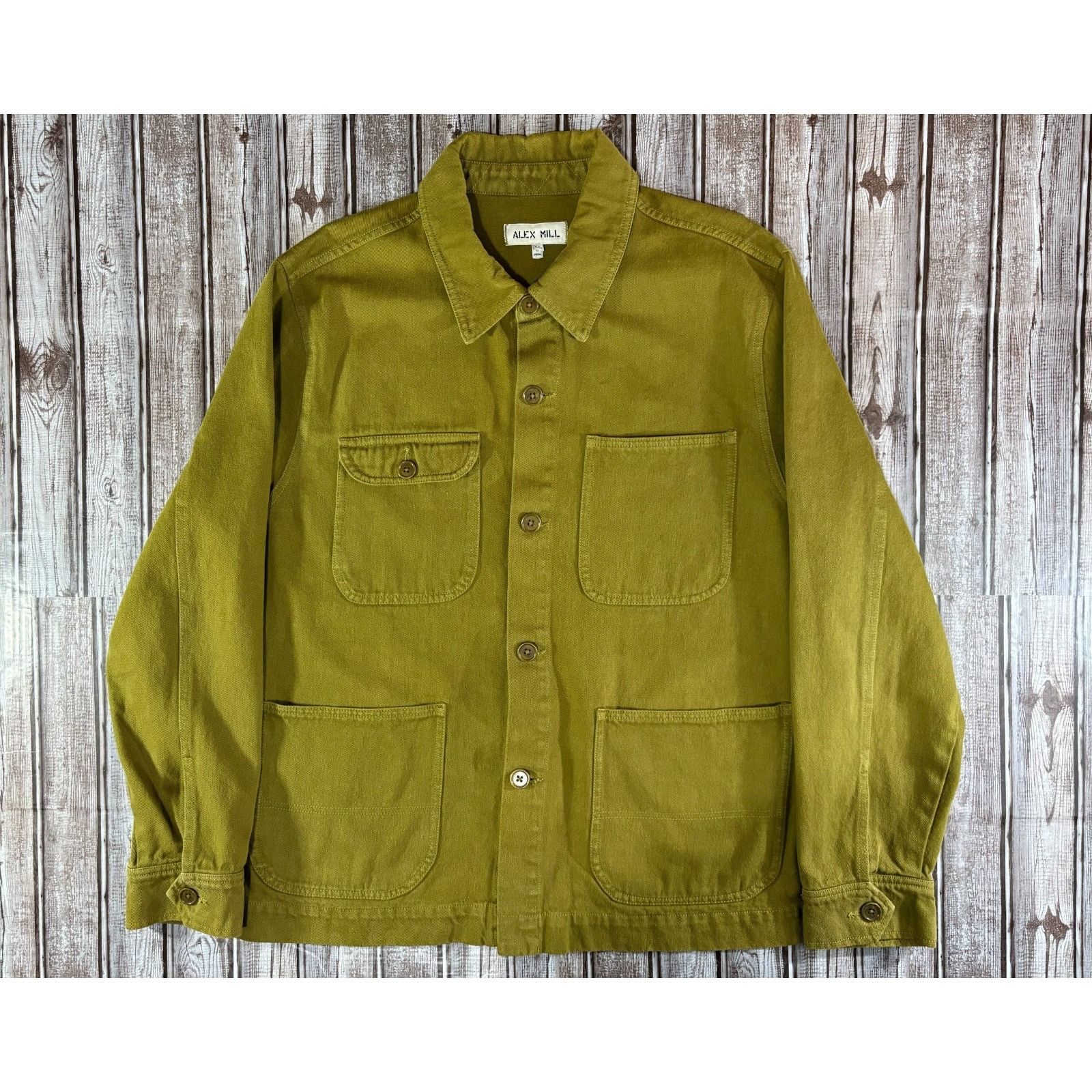 Alex Mill Alex Mill Garment Dyed Work Jacket Chore Coat size XL color Size US XL / EU 56 / 4 - 1 Thumbnail