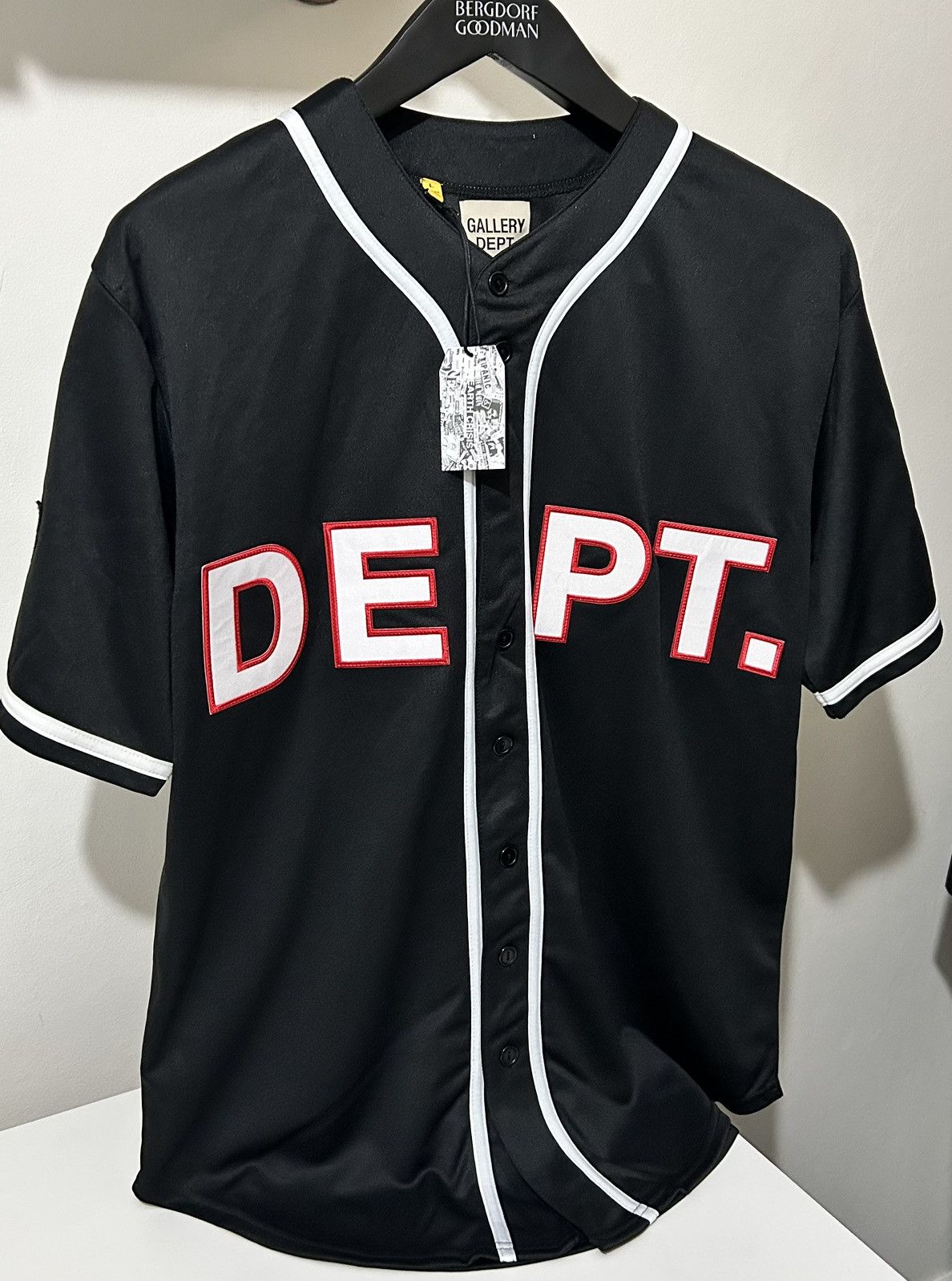 Gallery Dept. Gallery Dept Echo Park Baseball Jersey Black DEPT Large Size US L / EU 52-54 / 3 - 1 Thumbnail