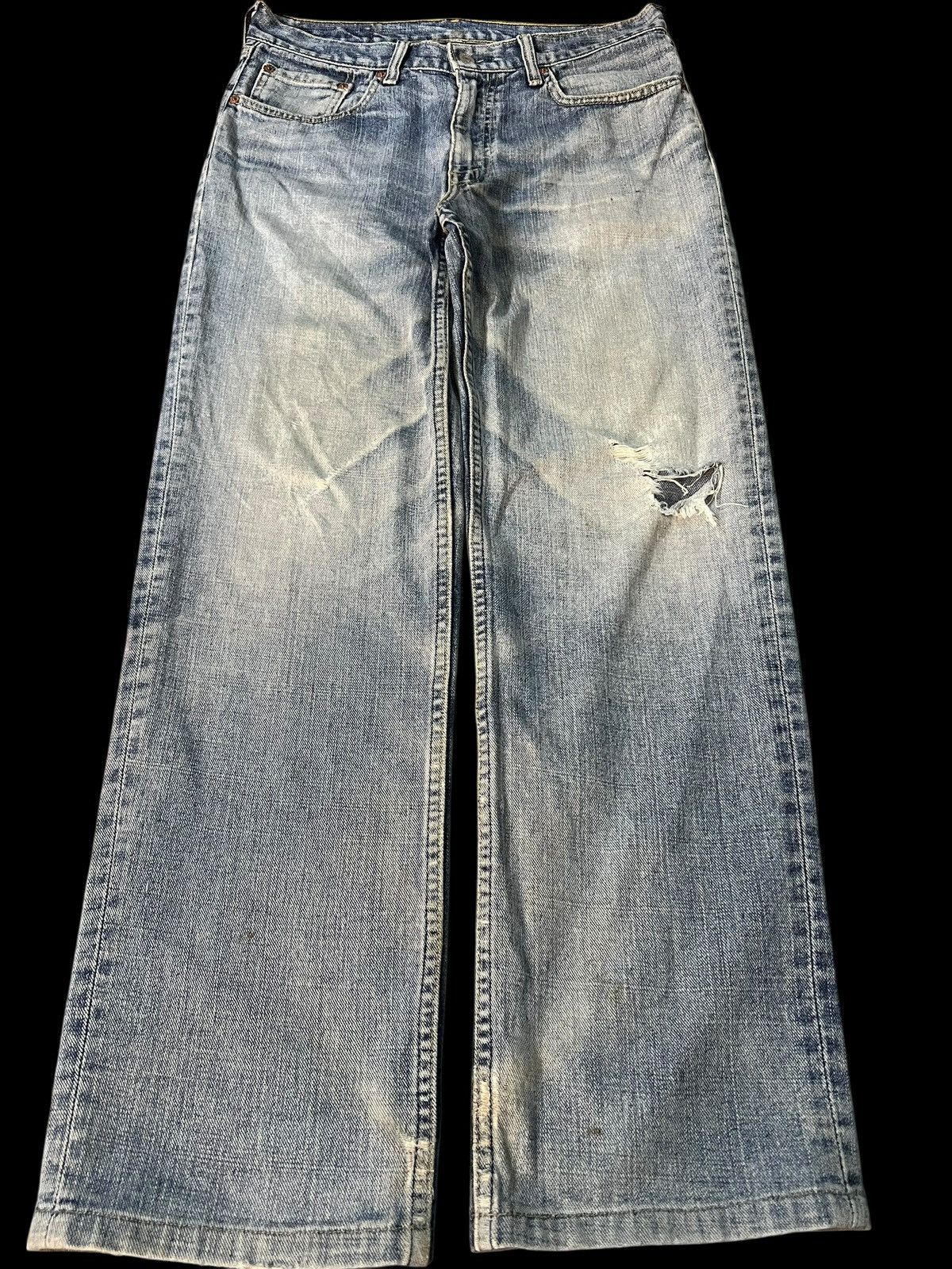 Levi's Vintage Levi’s 533 Distress Faded Denim Jean Size US 31 - 1 Thumbnail