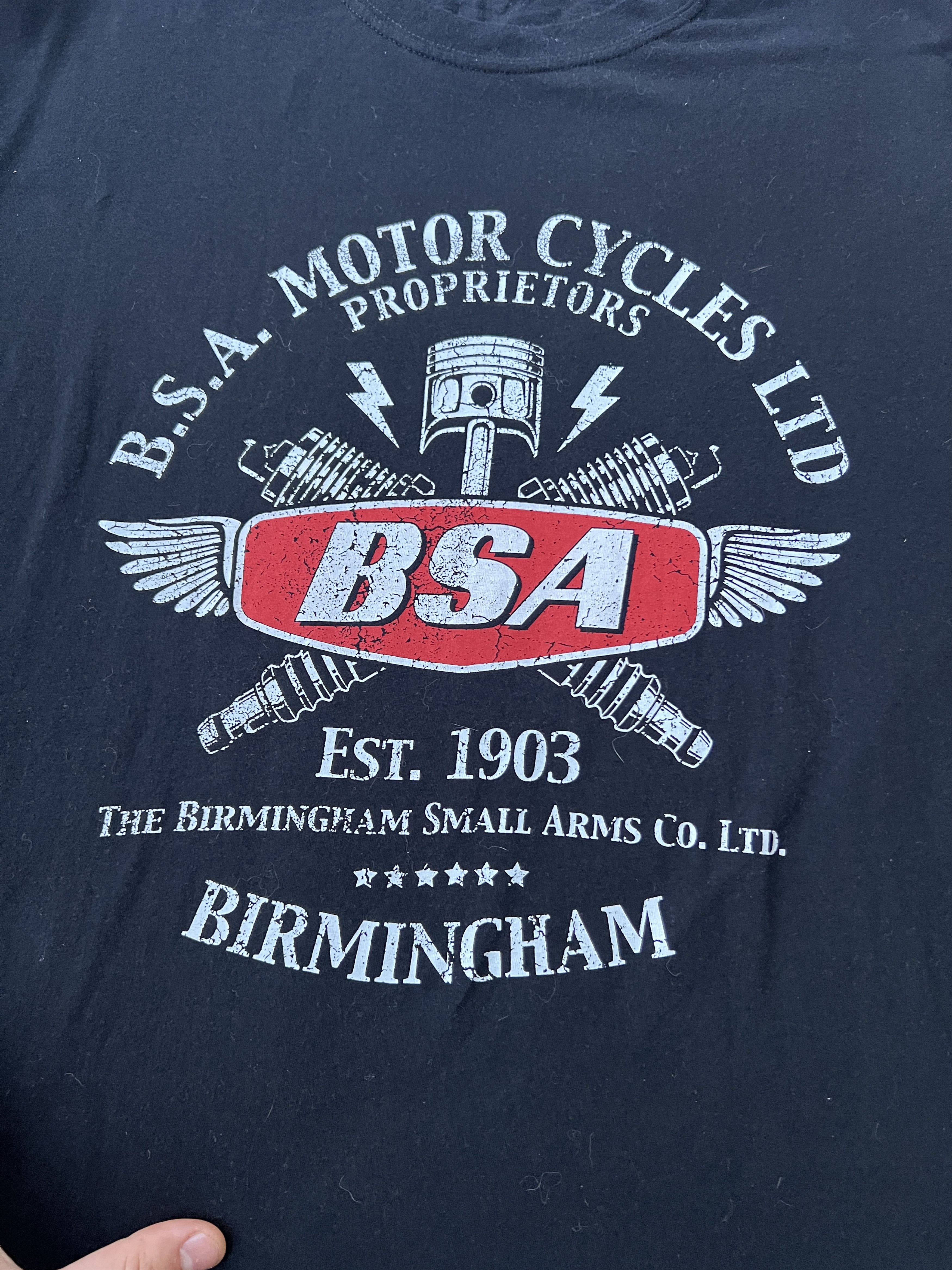 Other BSA Motor Cycles LTD Birmingham Tee Size US XL / EU 56 / 4 - 2 Thumbnail