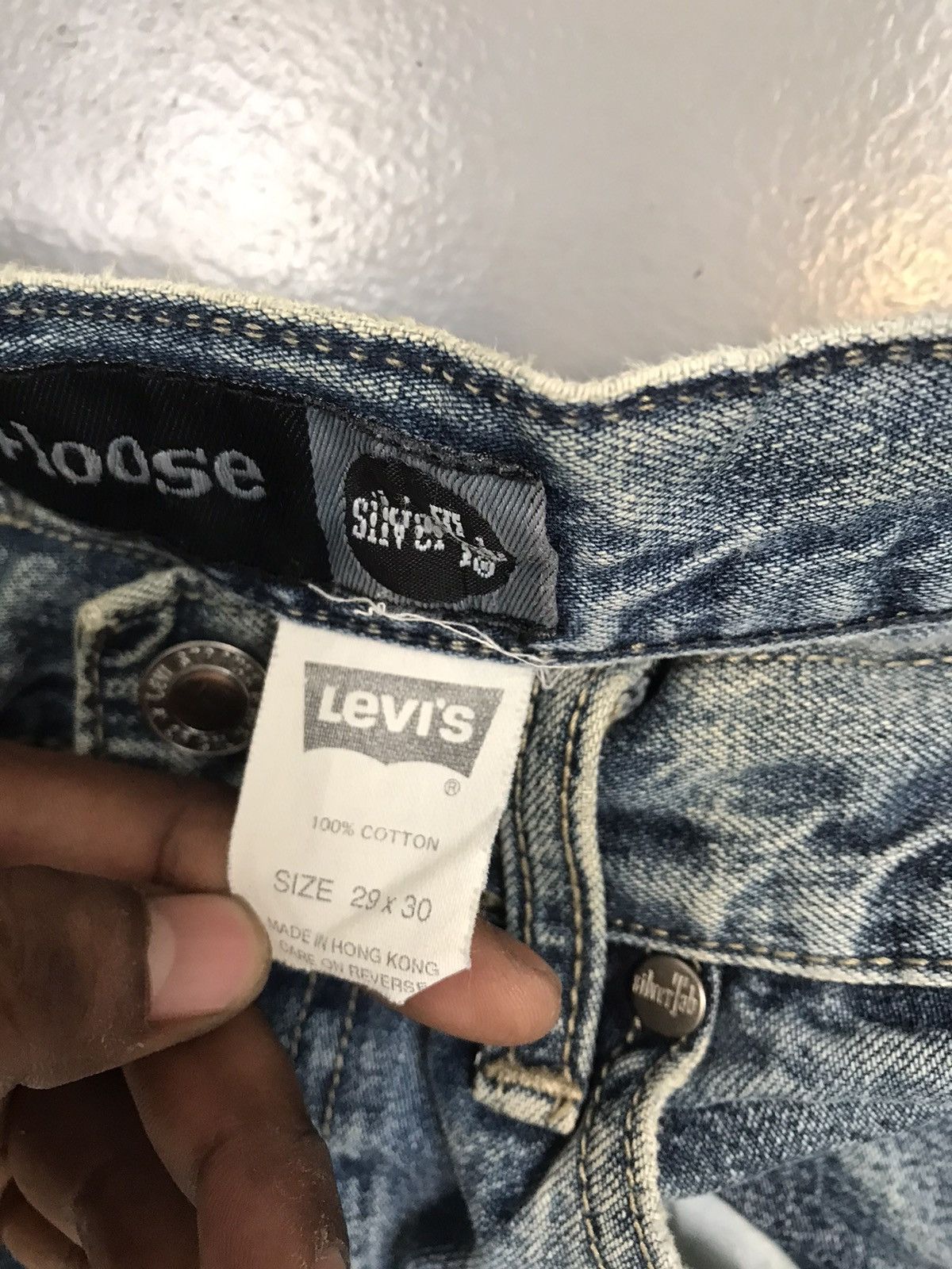 Levi's Vintage Levi’s silver tab straight fit denim Size US 30 / EU 46 - 4 Thumbnail