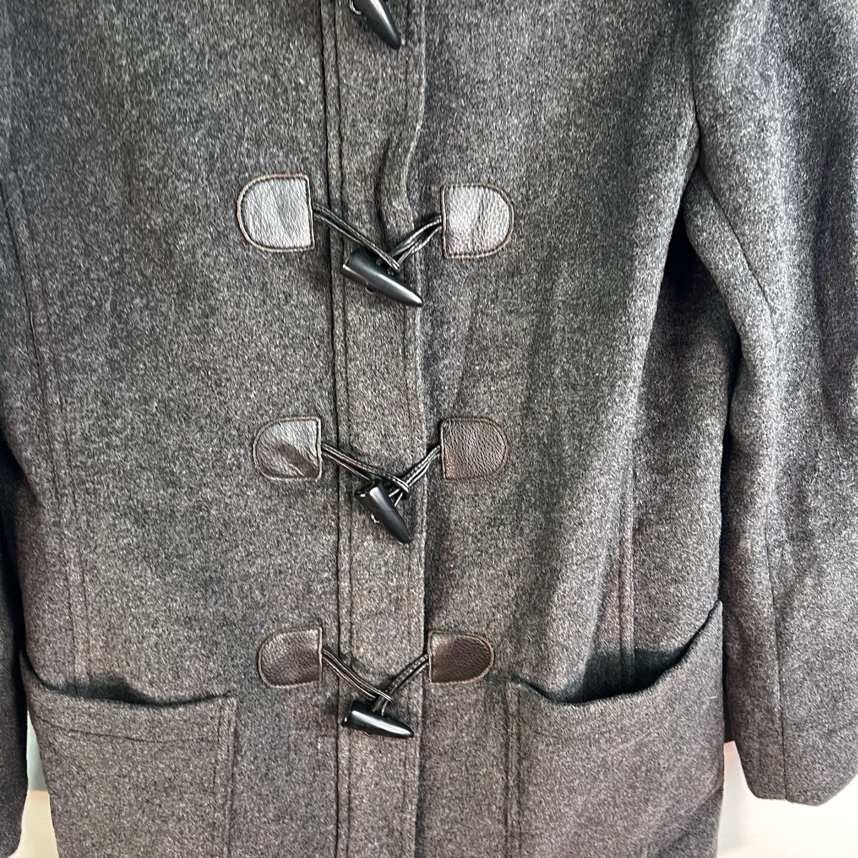 Brooks Brothers VINTAGE Brooks Brothers Wool Blend Jacket Women Size 6 Hooded Casual Fall Winter Size M / US 6-8 / IT 42-44 - 3 Thumbnail