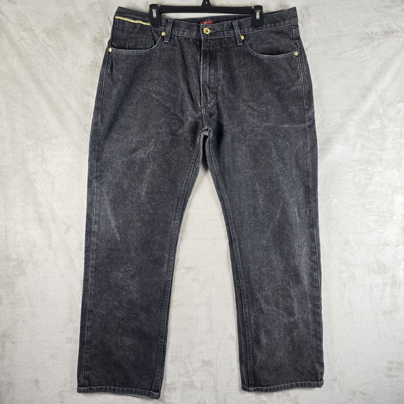 Sean John Vtg Y2K Sean John Jeans Men's 38x31 Black Faded Relaxed Size US 38 / EU 54 - 6 Thumbnail