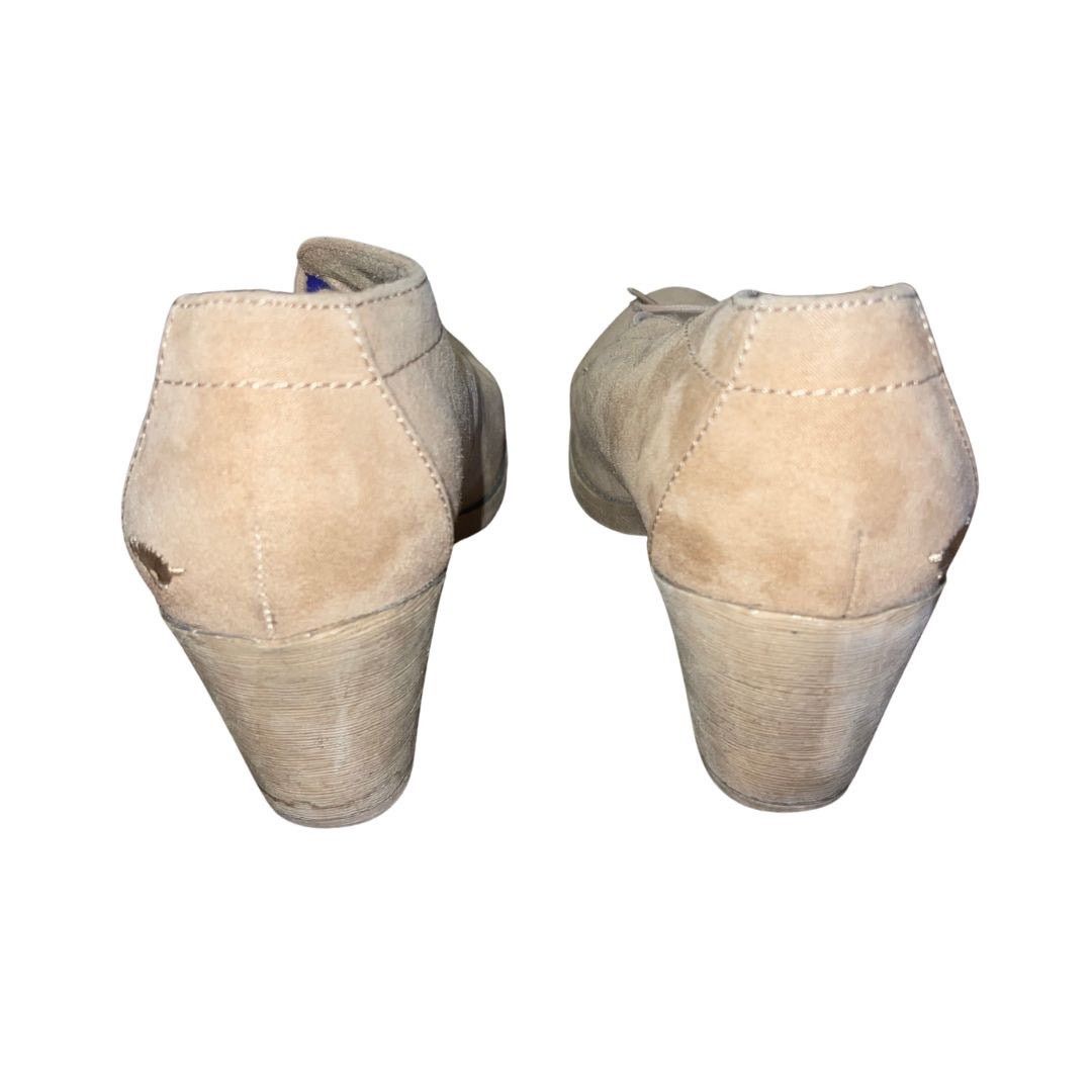 Other Rocket Dog Suede Ankle Boots Beige Lace up Chunky Heel Y2K Size US 9 / IT 39 - 4 Thumbnail