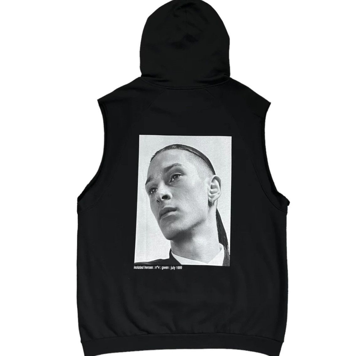 Raf Simons Raf Simons Sleeveless Isolated Heroes Hoodie - SS16 Size US S / EU 44-46 / 1 - 1 Thumbnail