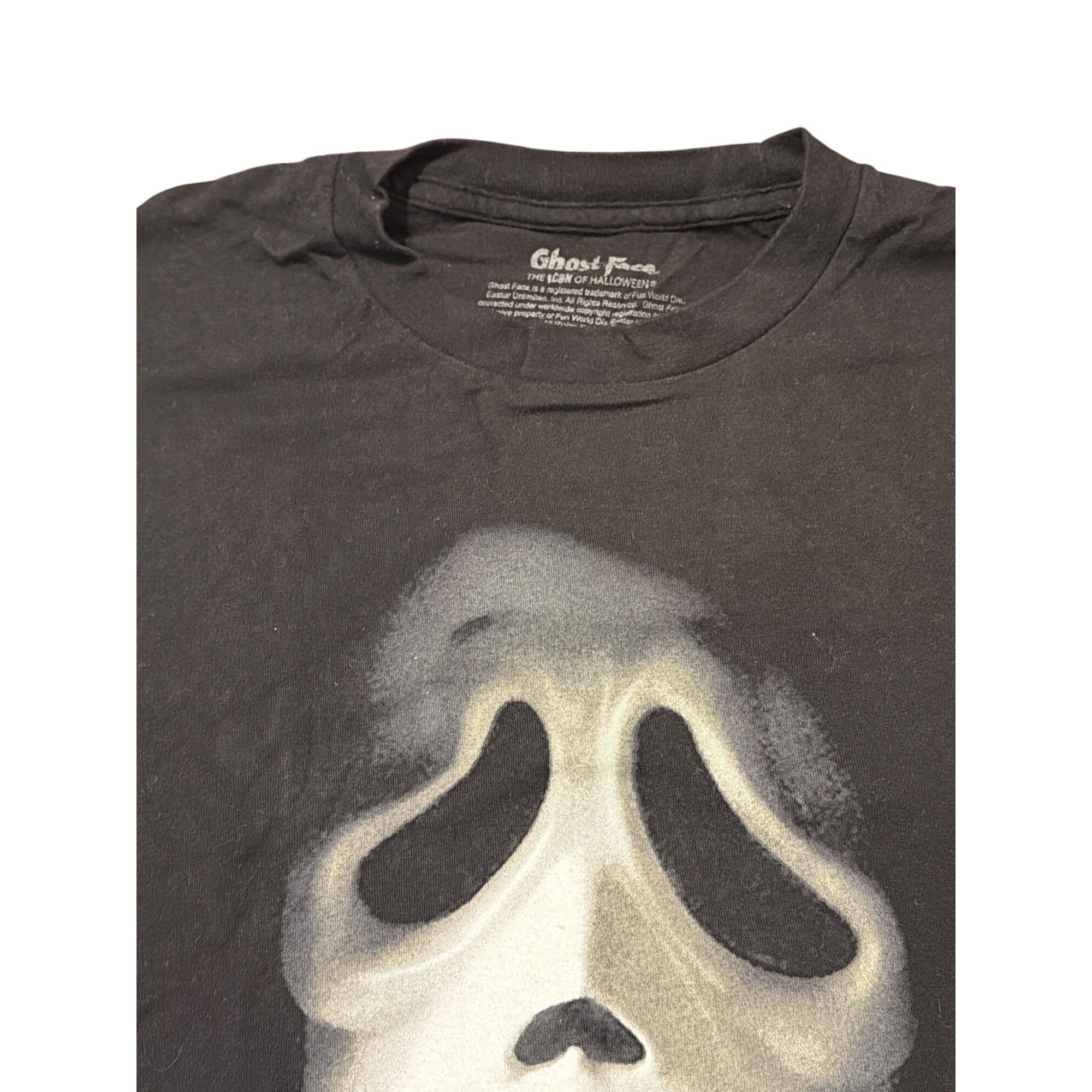 Other Ghost Face T Shirt Black Iconic Halloween Horror Scary Front Size US XL / EU 56 / 4 - 3 Thumbnail