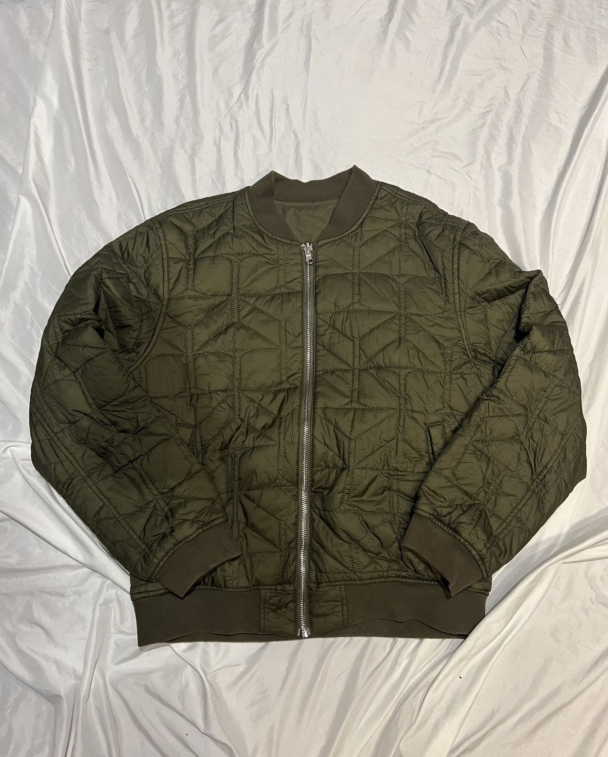 Alltimers Martini Pattern Rare Green Bomber Jacket Size US XL / EU 56 / 4 - 1 Thumbnail