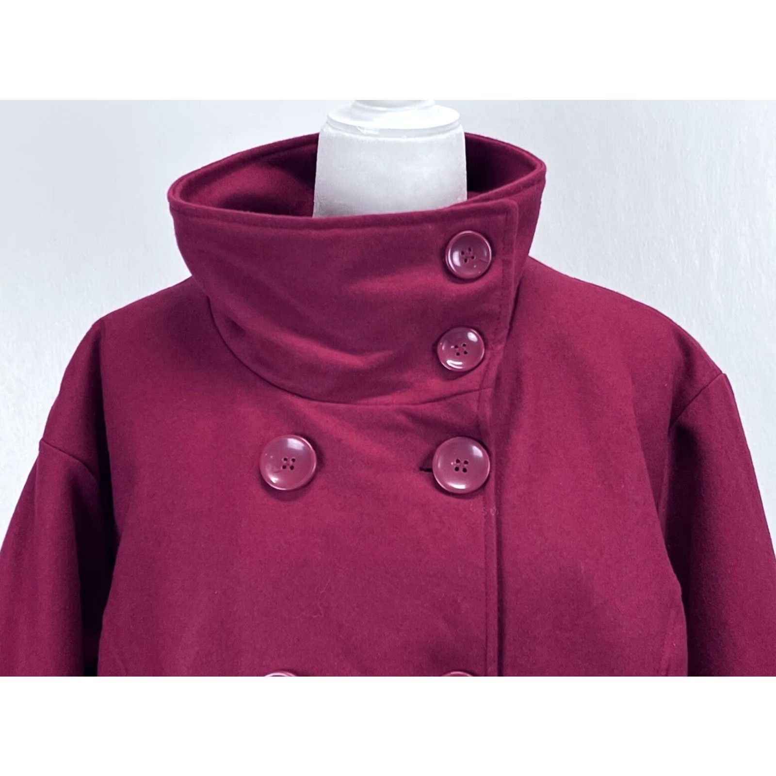 Vintage VINTAGE Excelled Wool Blend Coat Jacket Womens 3X Plus Red Lined Quilted NWT Coat Size XXL / US 16-18 / IT 52-54 - 5 Thumbnail