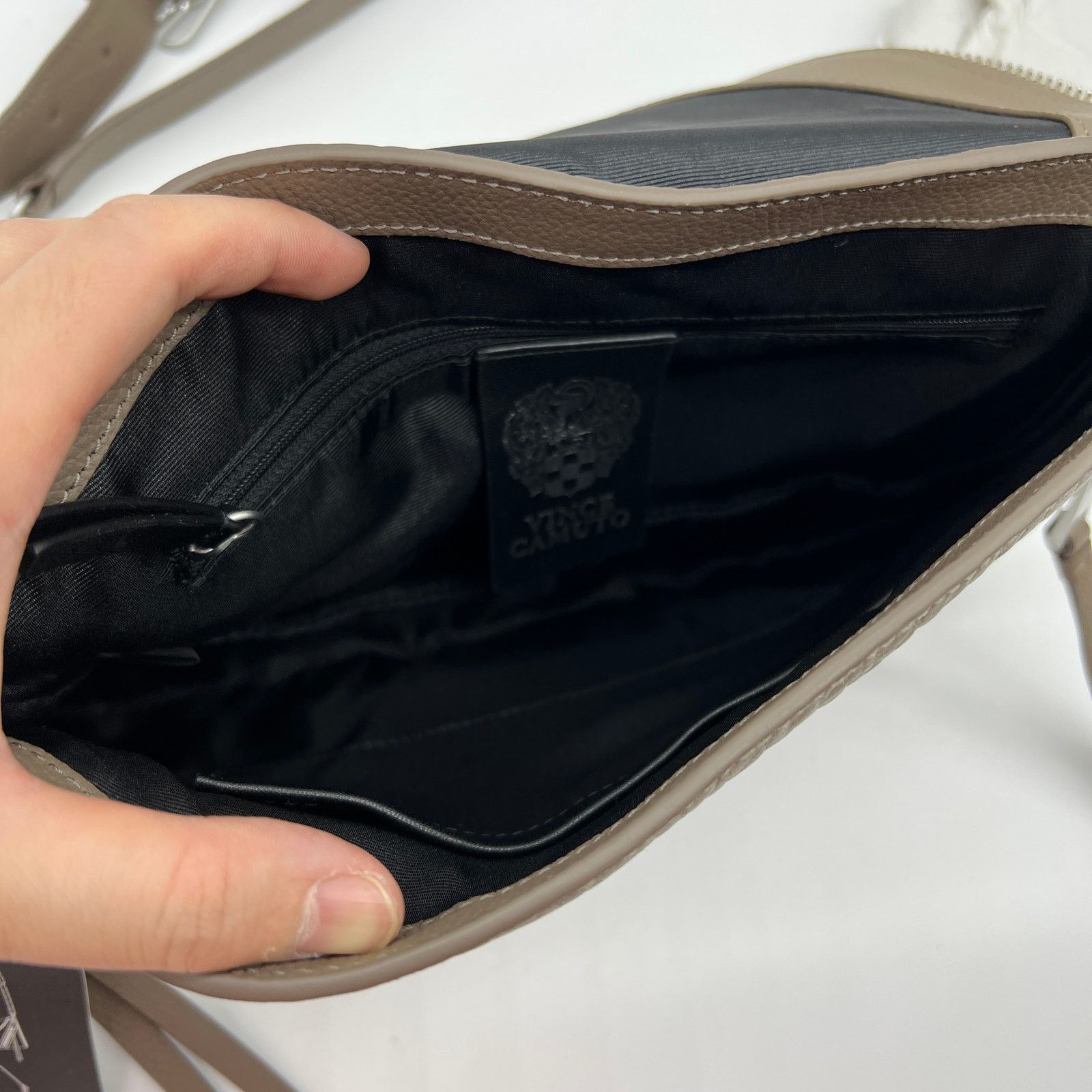 Other Vince Camuto Bubble Lamb Leather Wayhn Crossbody Bags Morel Size ONE SIZE - 10 Thumbnail