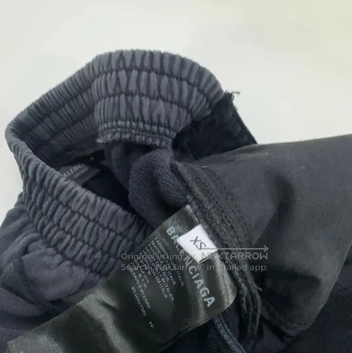Balenciaga Balenciaga Black Straight-Leg Casual Pants for Men. Size US 26 / EU 42 - 2 Thumbnail