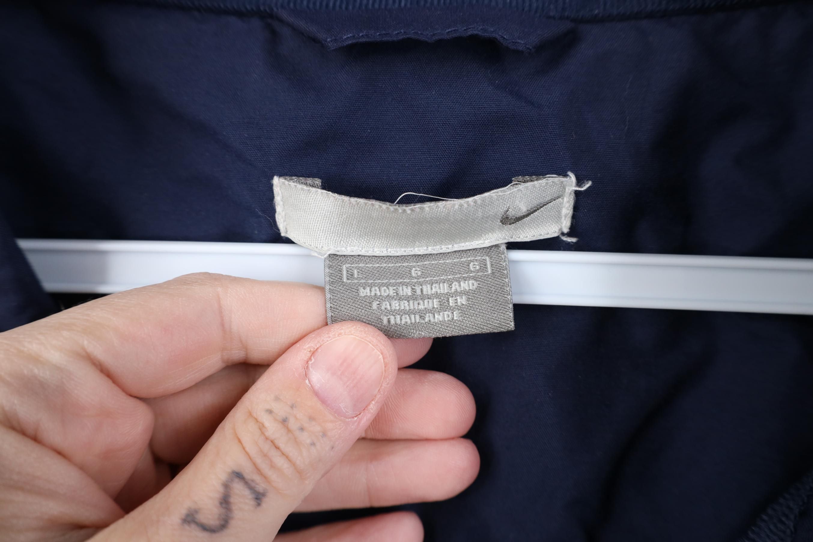Nike Vintage Y2K Nike Scott Mini Swoosh Lined Windbreaker Jacket Size US L / EU 52-54 / 3 - 6 Thumbnail
