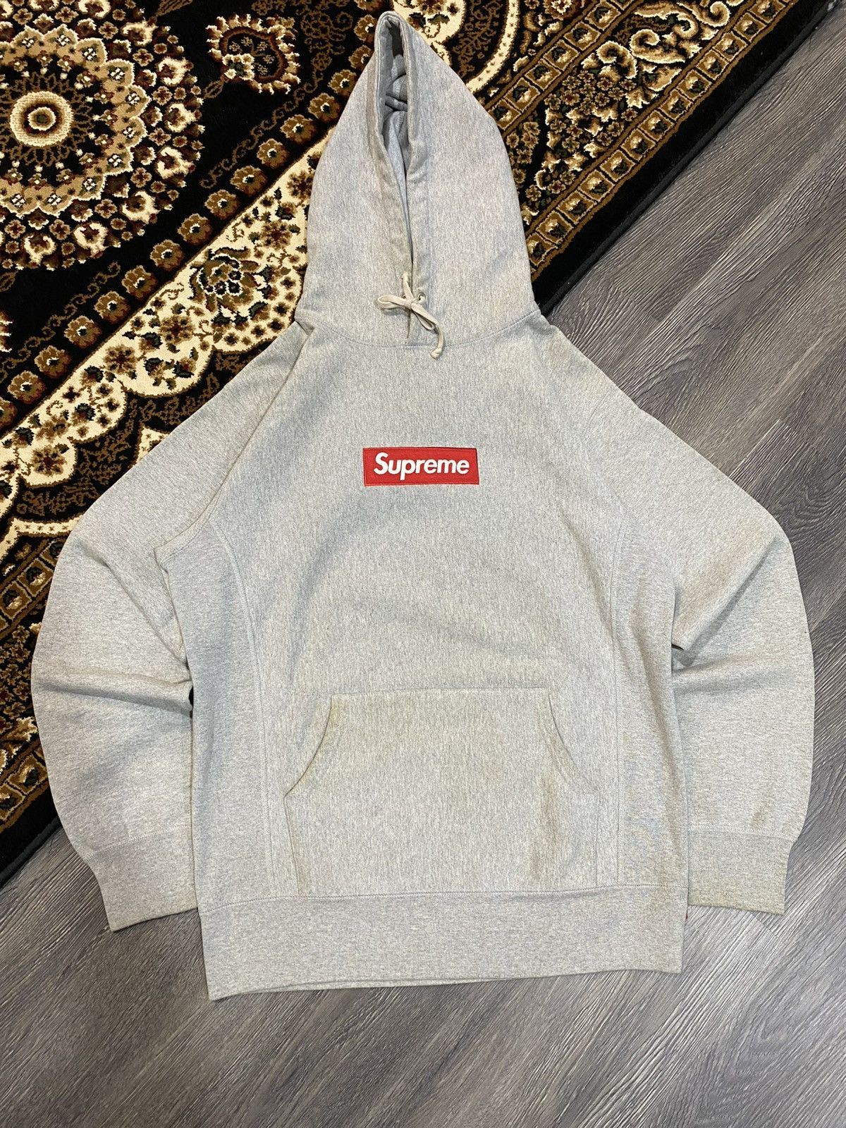 Supreme Supreme 2012 Logo Box OG Hoodie Size US L / EU 52-54 / 3 - 1 Thumbnail
