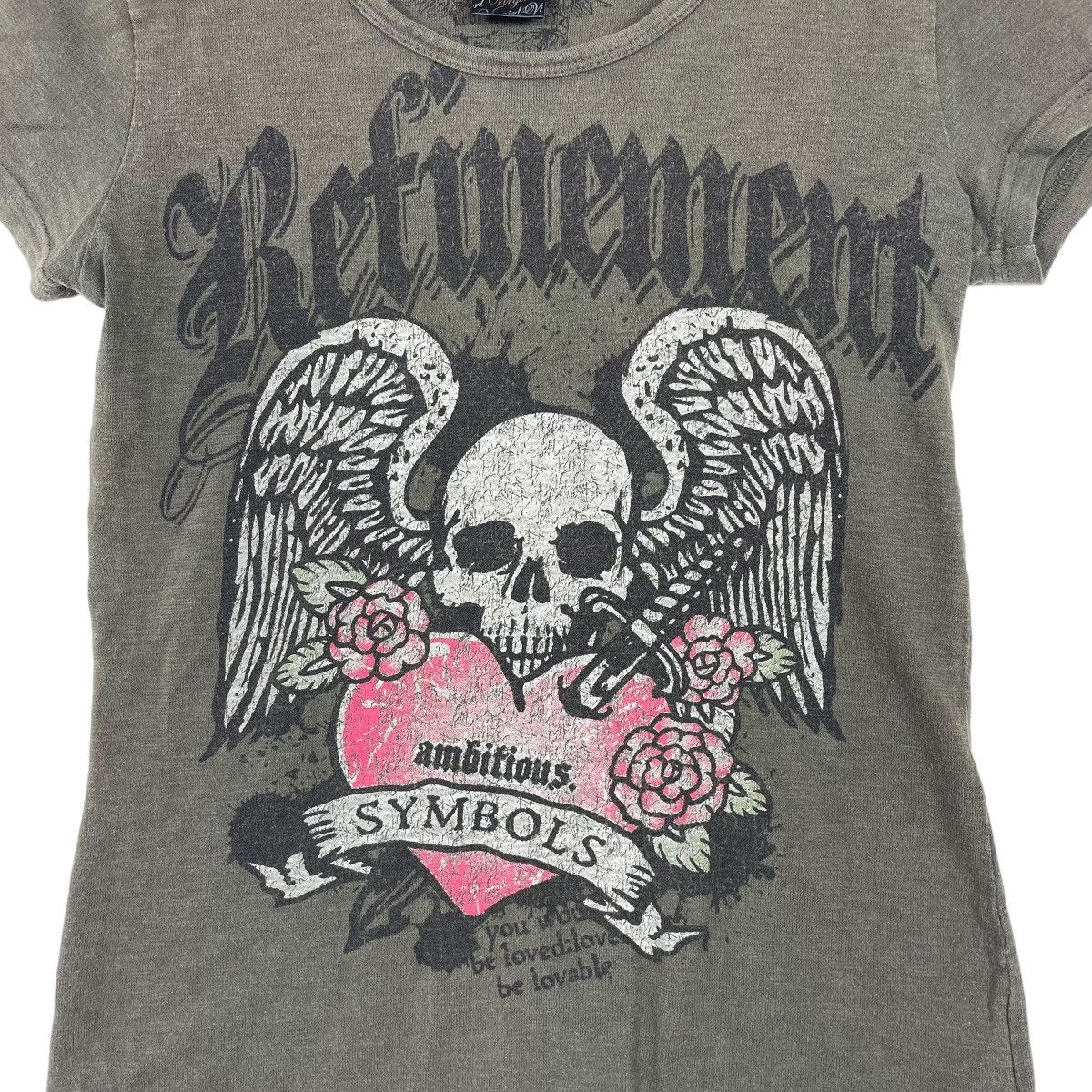 Vintage Virgirl Japan Skull Angel Tee Shirt Size L / US 10 / IT 46 - 3 Thumbnail