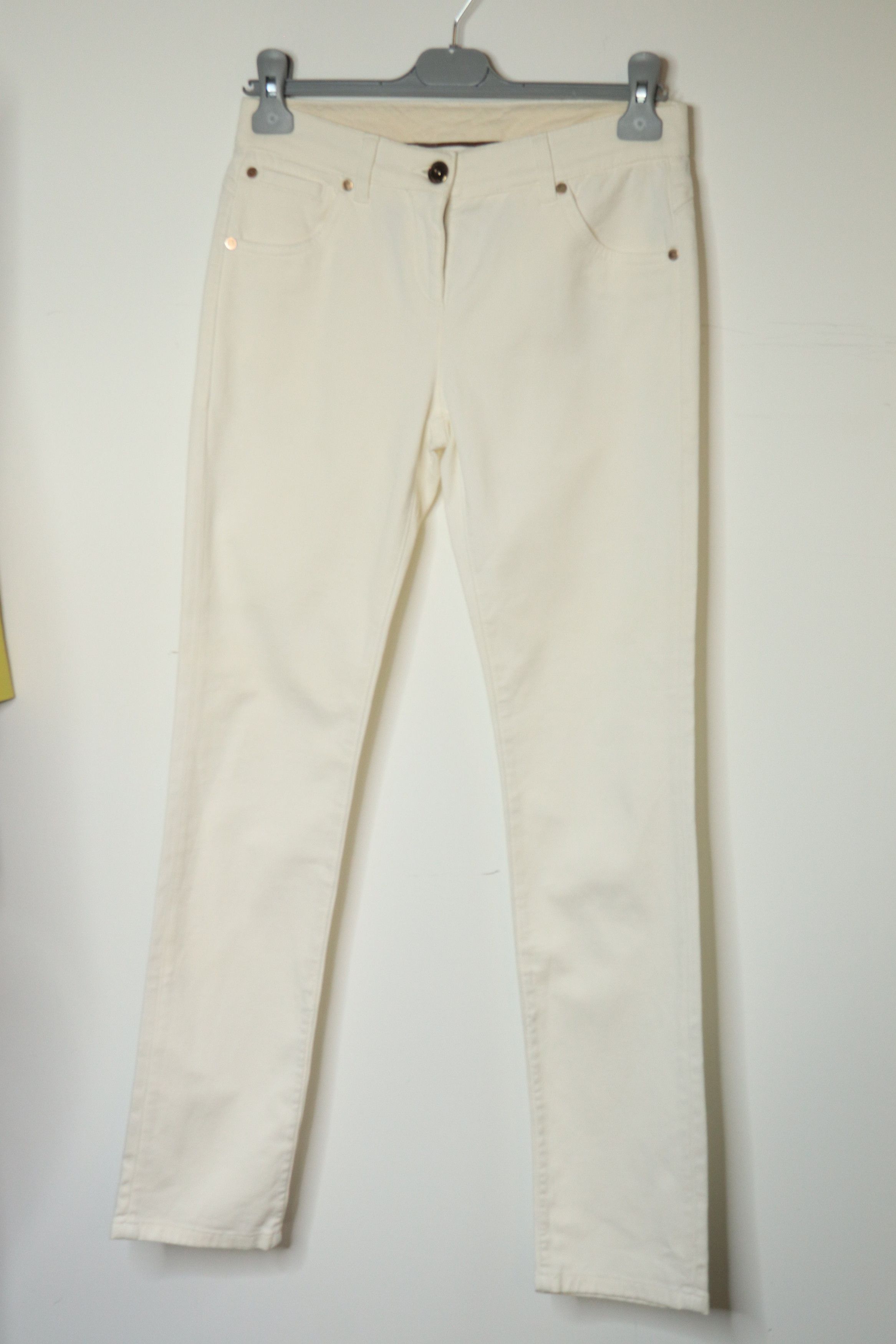 Brunello Cucinelli White skinny-fit jeans - UK 8 Size 26" / US 2 / IT 38 - 1 Thumbnail