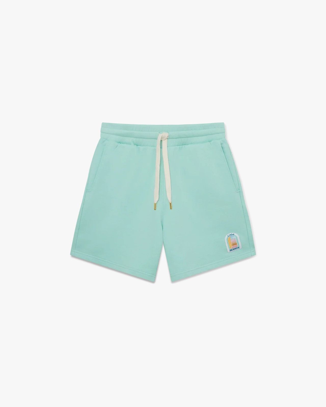 Casablanca o1mle0326 Patch Sweatshorts L'Arc in Mint Green Size US 28 / EU 44 - 1 Preview