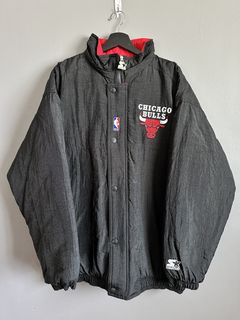 Chicago bulls starter online jacket 90s