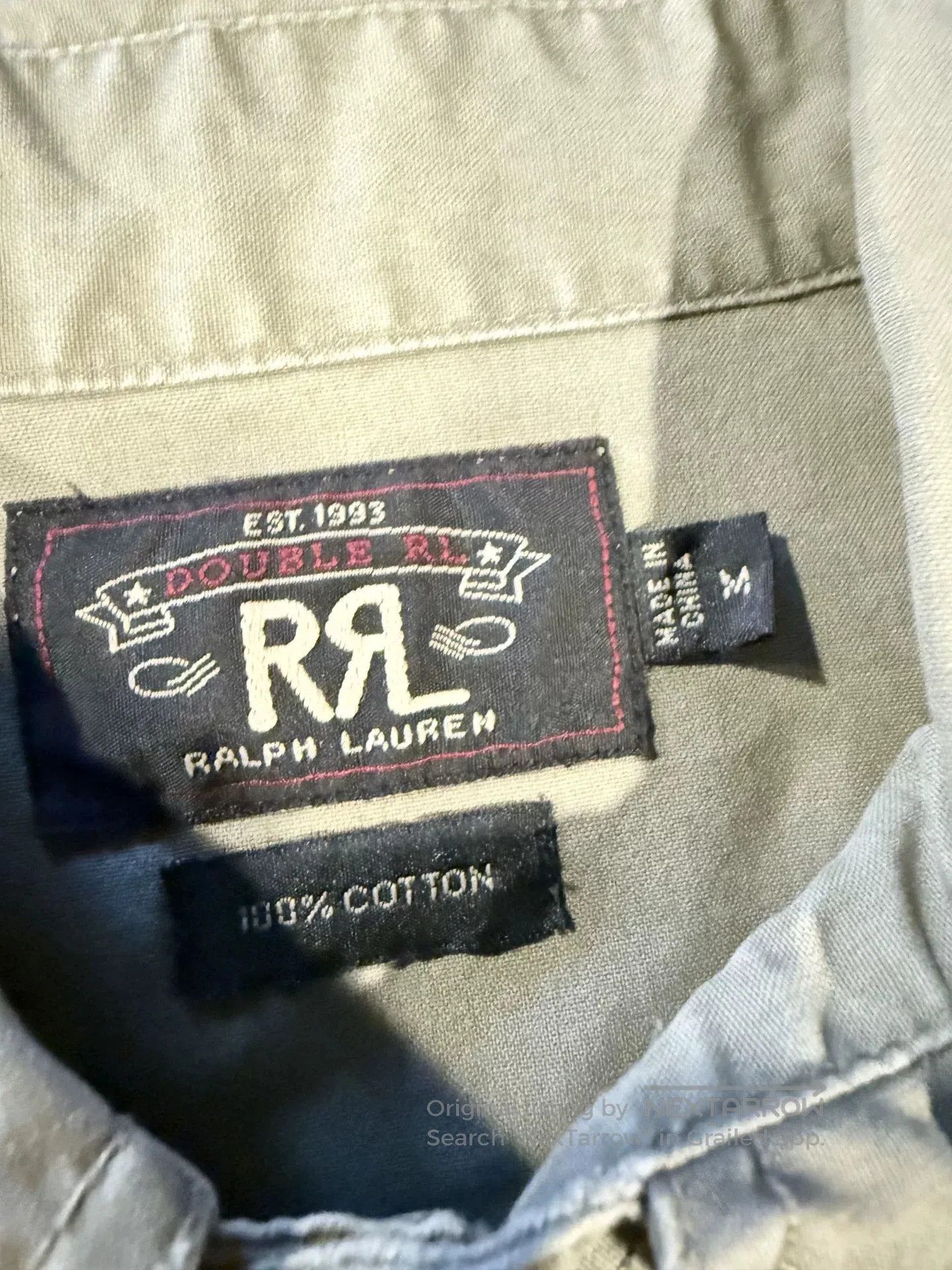 RRL Ralph Lauren RRL Ralph Lauren Khaki Utility Shirt M. Size US M / EU 48-50 / 2 - 3 Thumbnail