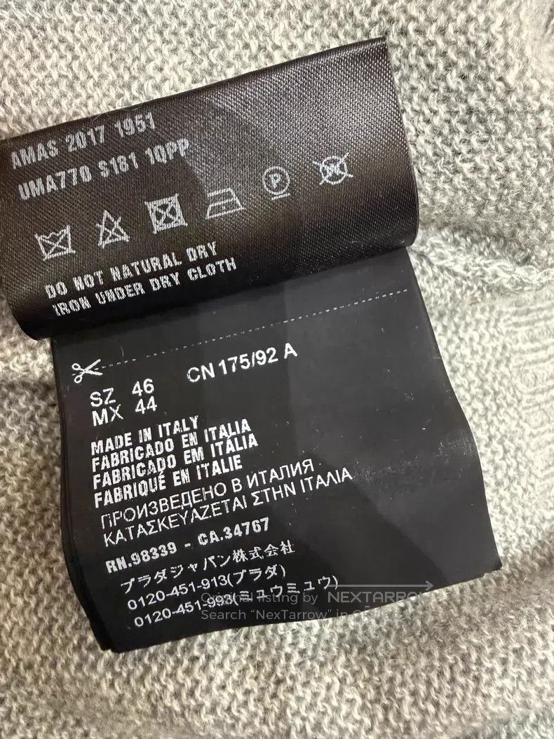 Prada Prada Gray cashmere sweater Size US S / EU 44-46 / 1 - 5 Thumbnail