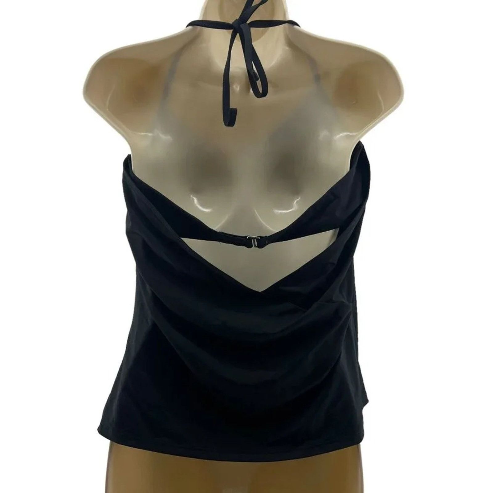 Athleta Athleta Hampton Bra Cup Tankini Top Black #798481 38B/C Size ONE SIZE - 5 Thumbnail