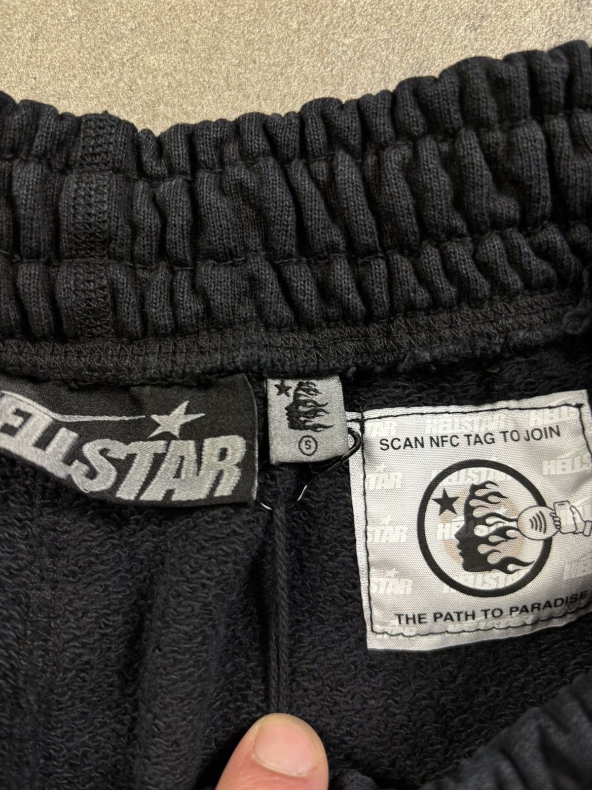 HELLSTAR Hellstar HStar Sweatpants, Black Size US 30 / EU 46 - 6 Thumbnail