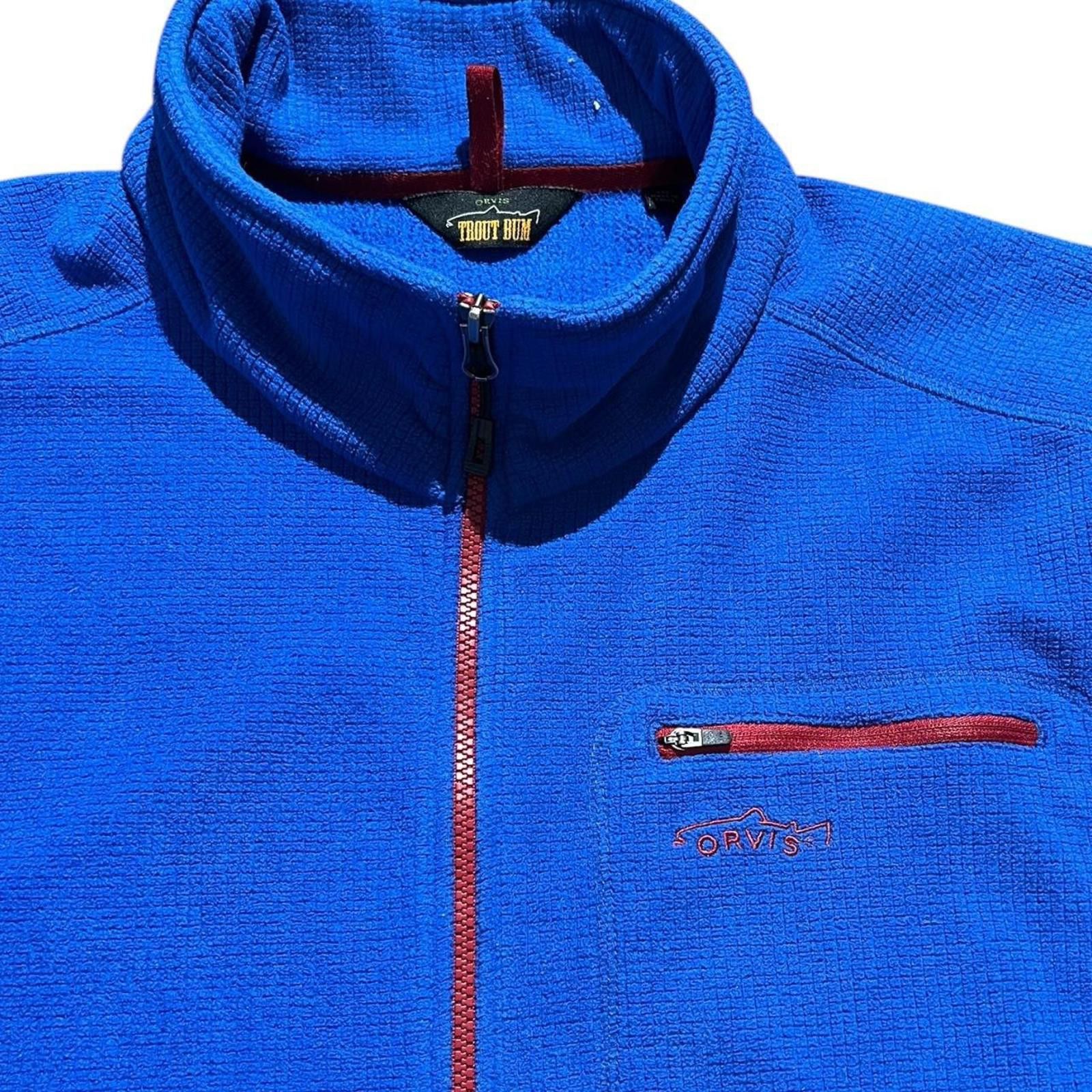 Orvis Vintage Orvis Trout Bum Fleece Full Zip Jacket Size US XXL / EU 58 / 5 - 3 Thumbnail