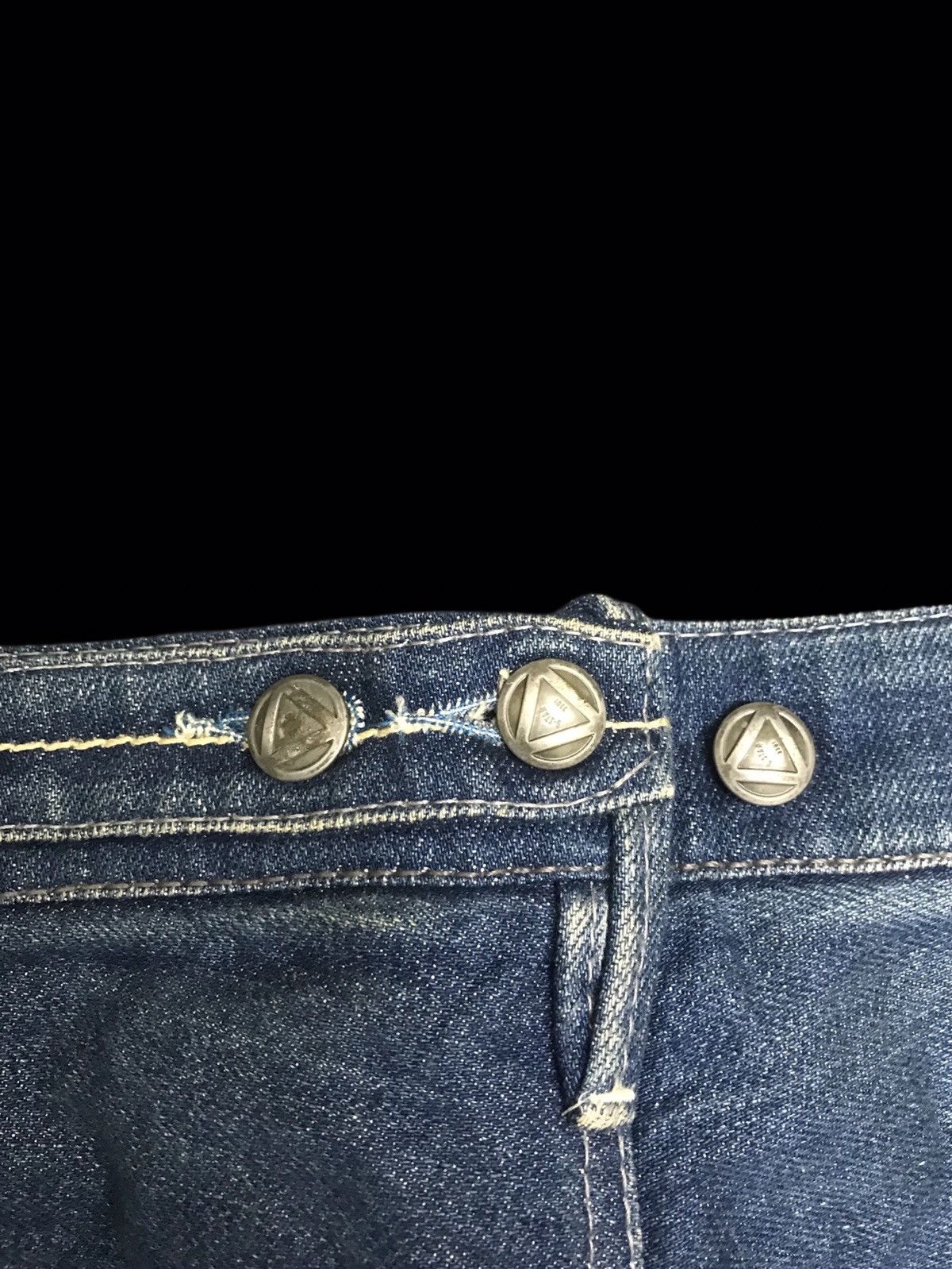 G-Star 💥AVANT GARDE💥GSTAR RAW HI CROTCH SKINNY CURVED DENIM F167 Size US 35 - 19 Thumbnail