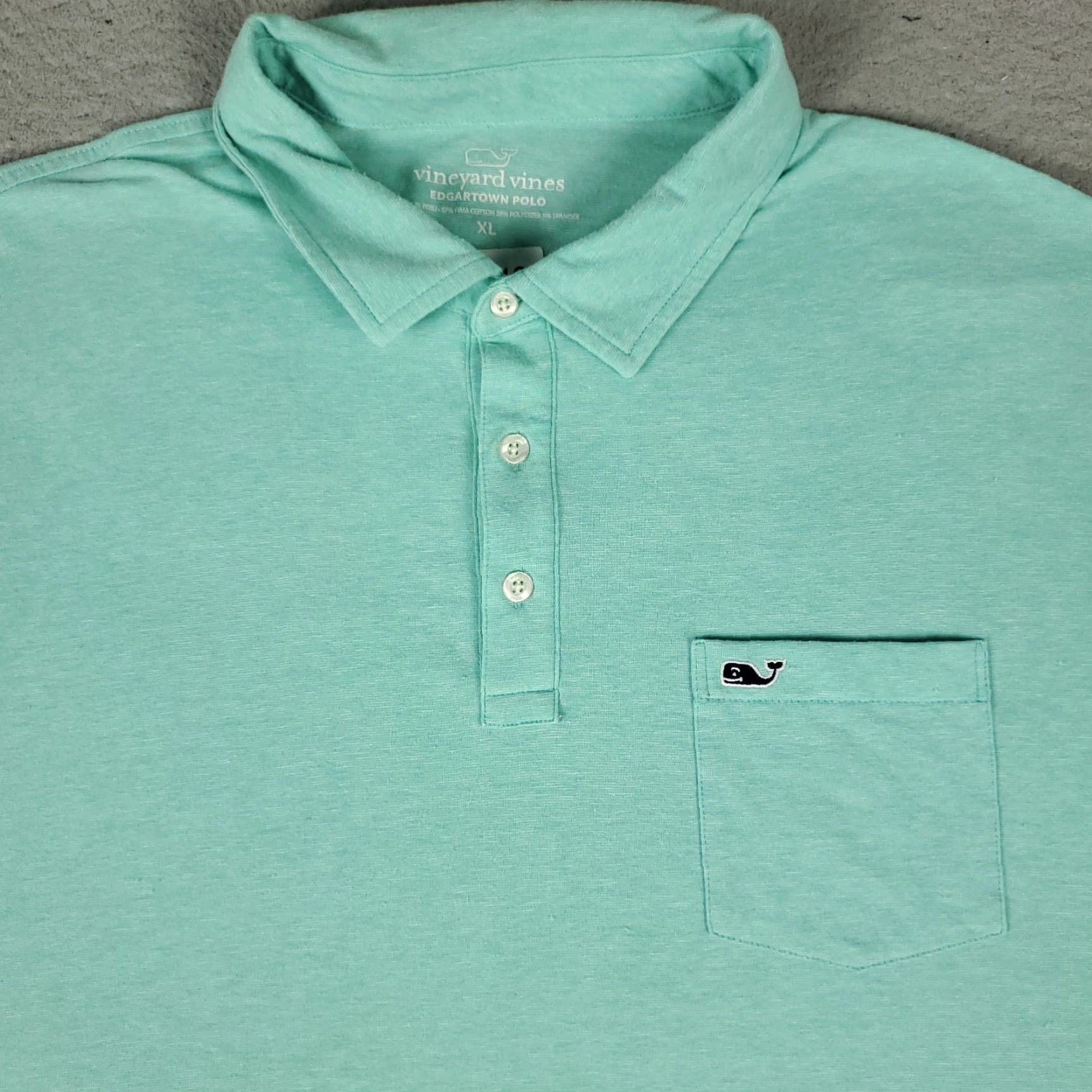 Vineyard Vines VINEYARD VINES Polo Shirt Mens XL Turquoise Cotton Whale Casual Short Sleeve Shirt XL Mens Turquoise Blue Polo Vineyard Vines Mens XL Polo Shirt Size US XL / EU 56 / 4 - 2 Thumbnail