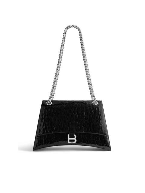 Balenciaga o1la1rc1a0825 Size: OS / Crush Medium Chain Bag Crocodile Size ONE SIZE - 1 Thumbnail