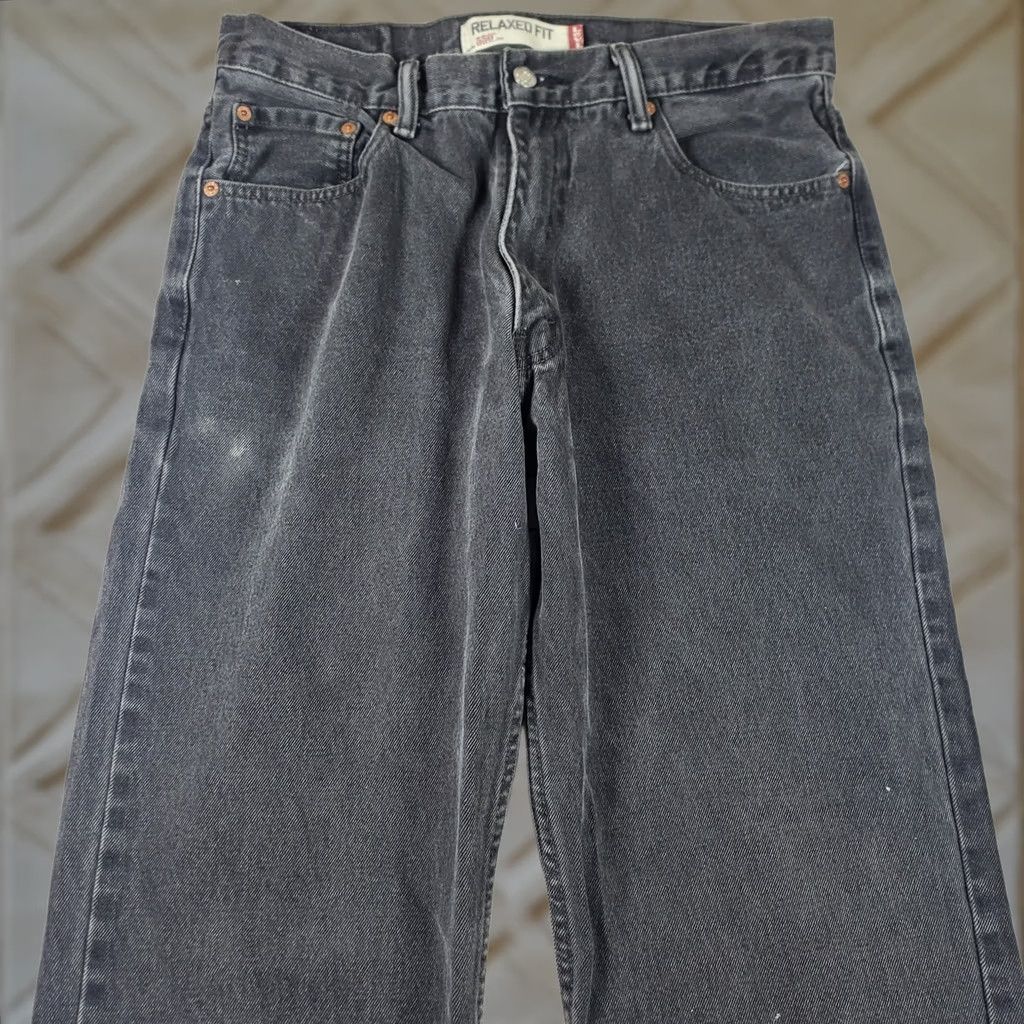 Levi's VINTAGE LEVIS 565 BLACK 34X30 LOOSE WIDE LEG JEANS Men's