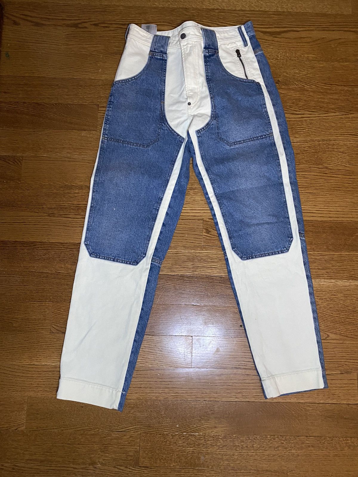 image of Diesel Double Knee Carpenter Jeans in Blue, Men's (Size 31)