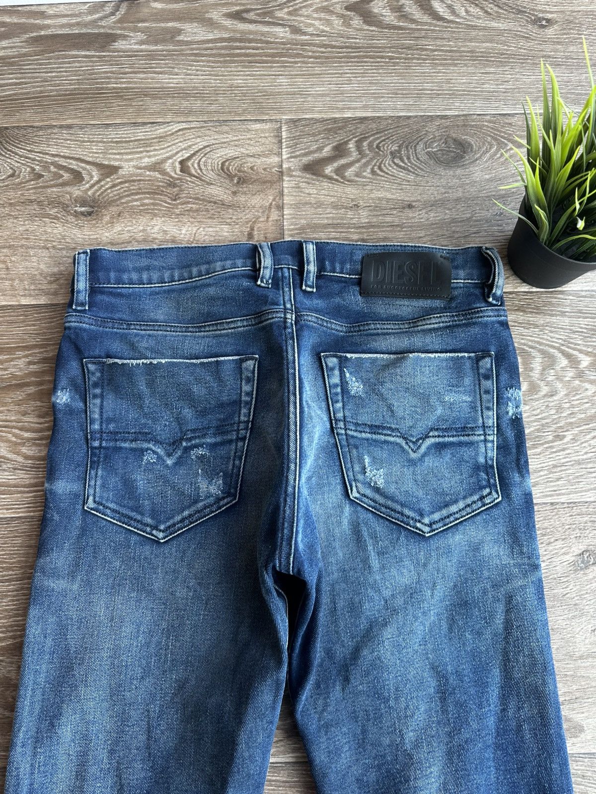 Diesel 🔥 Diesel Tepphar Vintage Denim Jeans Pants 29x34 Slim Skinny Size US 29 - 1 Thumbnail