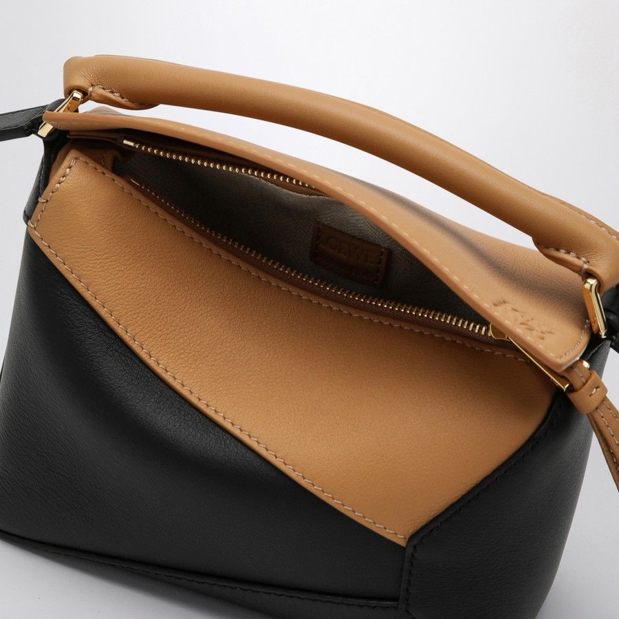 Loewe o1d2blof0824 Size: OS / Mini Puzzle Bag in Black & Camel Size ONE SIZE - 4 Thumbnail