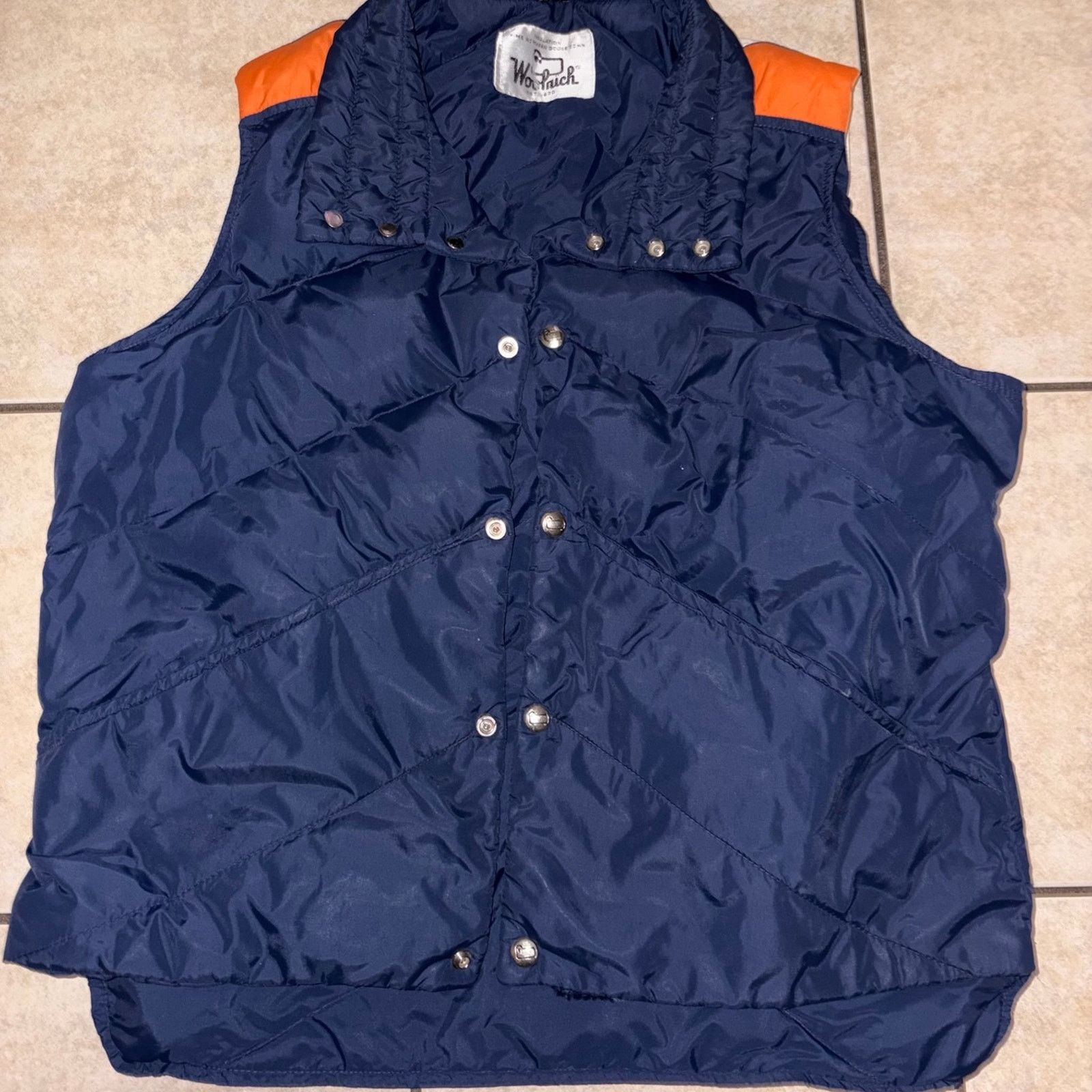 Woolrich Woolen Mills Vintage Woolrich vest polyester medium navy Size US M / EU 48-50 / 2 - 1 Thumbnail