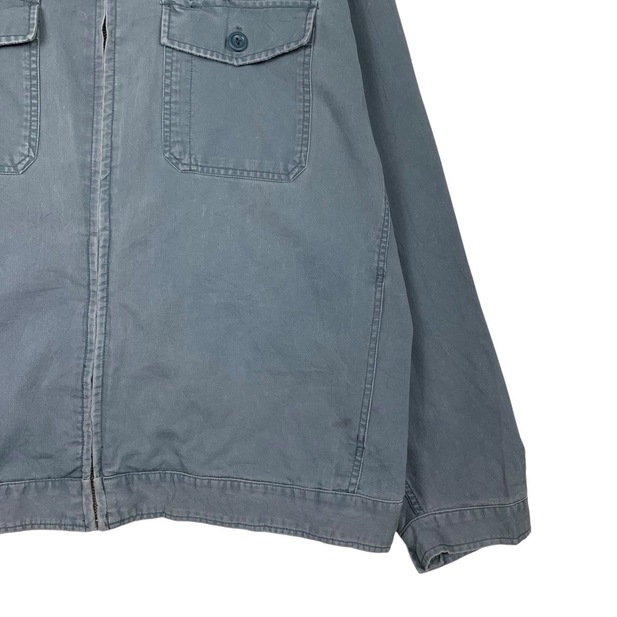 Gap Y2K GAP Workwear Blue Washed Flannel Jacket #2264-C100 Size US XXL / EU 58 / 5 - 4 Thumbnail