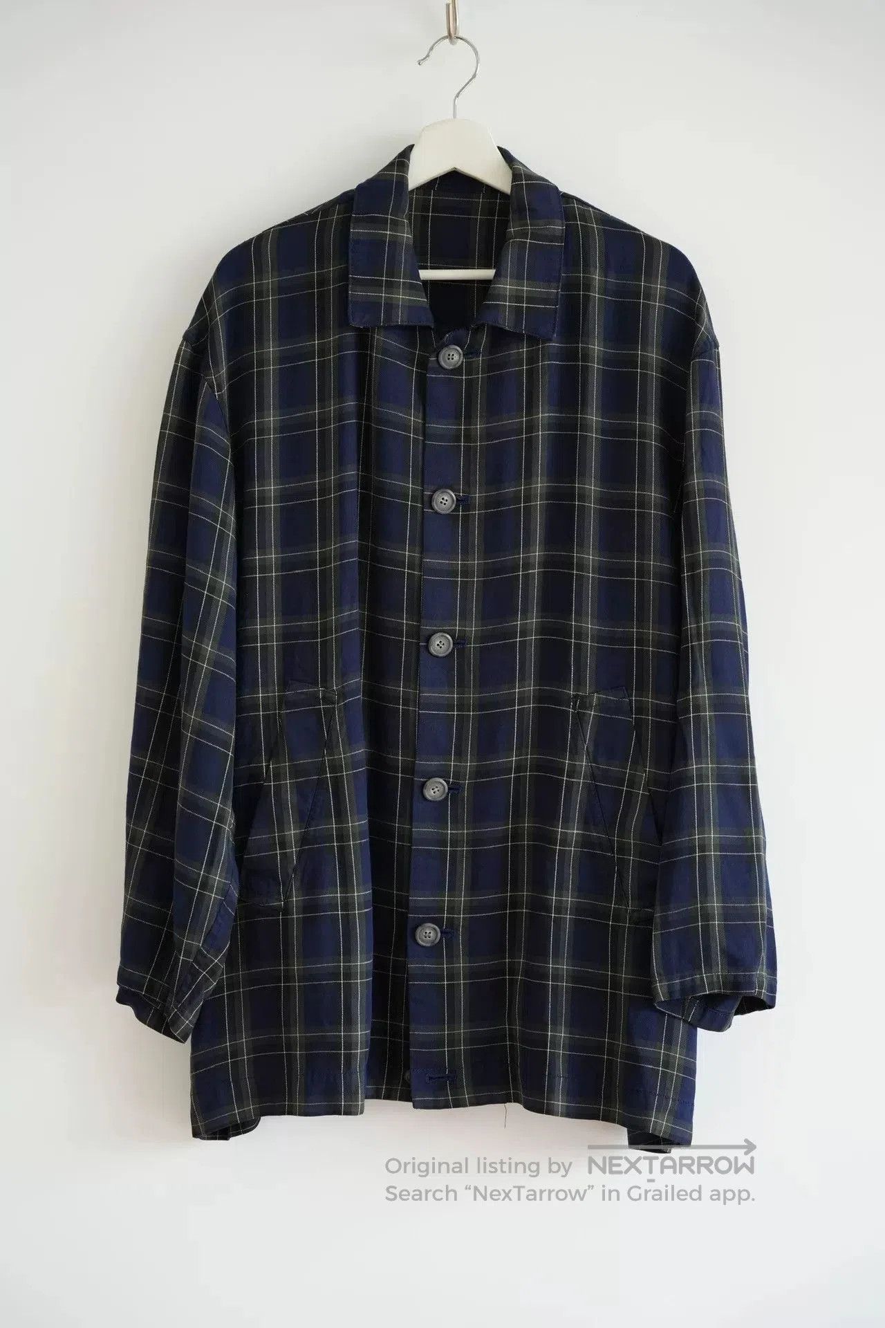 Y's for Men Yohji Yamamoto 90s Plaid Jacket. Size US M / EU 48-50 / 2 - 1 Thumbnail