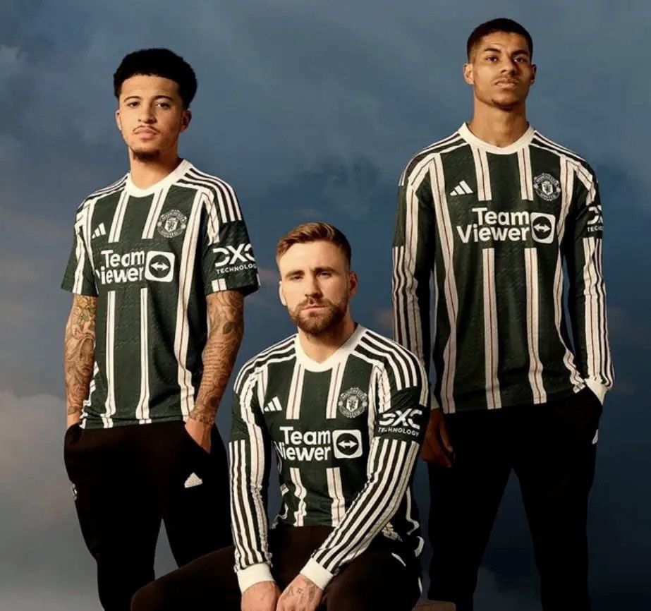 Adidas 2023 2024 Manchester United Away Adidas Soccer Jersey Shirt Size US XXL / EU 58 / 5 - 2 Thumbnail