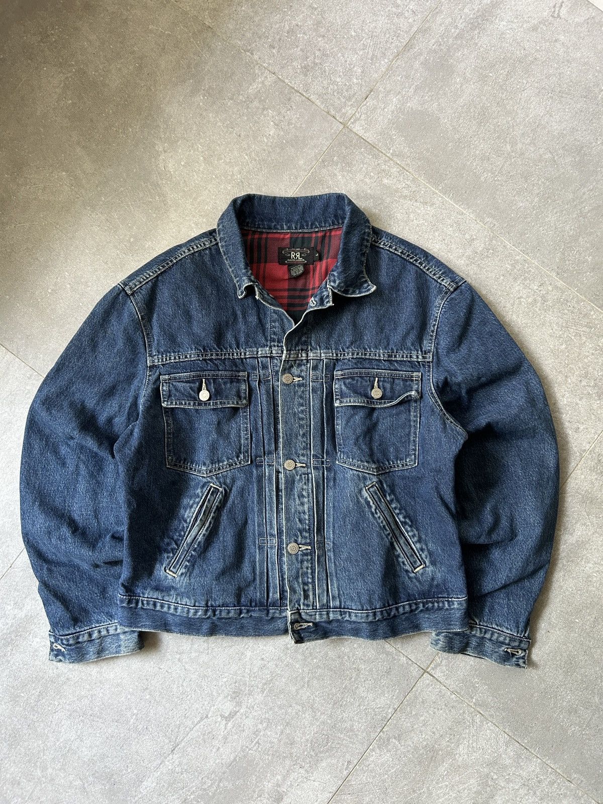 RRL Ralph Lauren × Vintage Vintage 90s RRL Double RL Denim Jacket