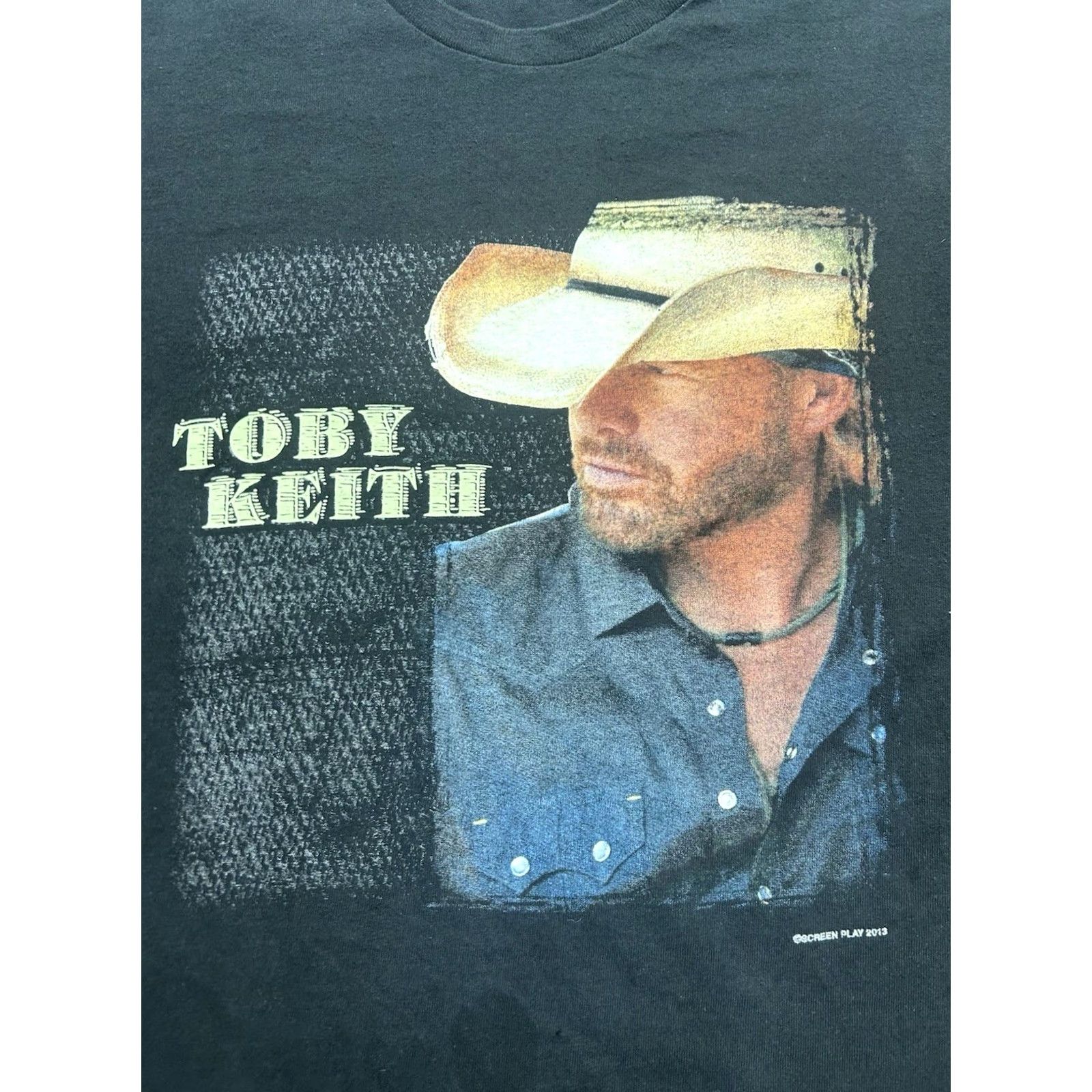 Vintage Toby Keith graphic t shirt hammer down tour country music band tee black XL Size US XL / EU 56 / 4 - 2 Thumbnail