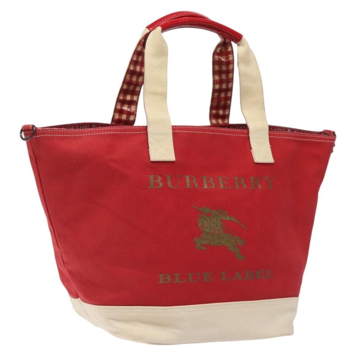 Burberry Burberry Blue Label Tote Bag Canvas Size ONE SIZE - 1 Thumbnail