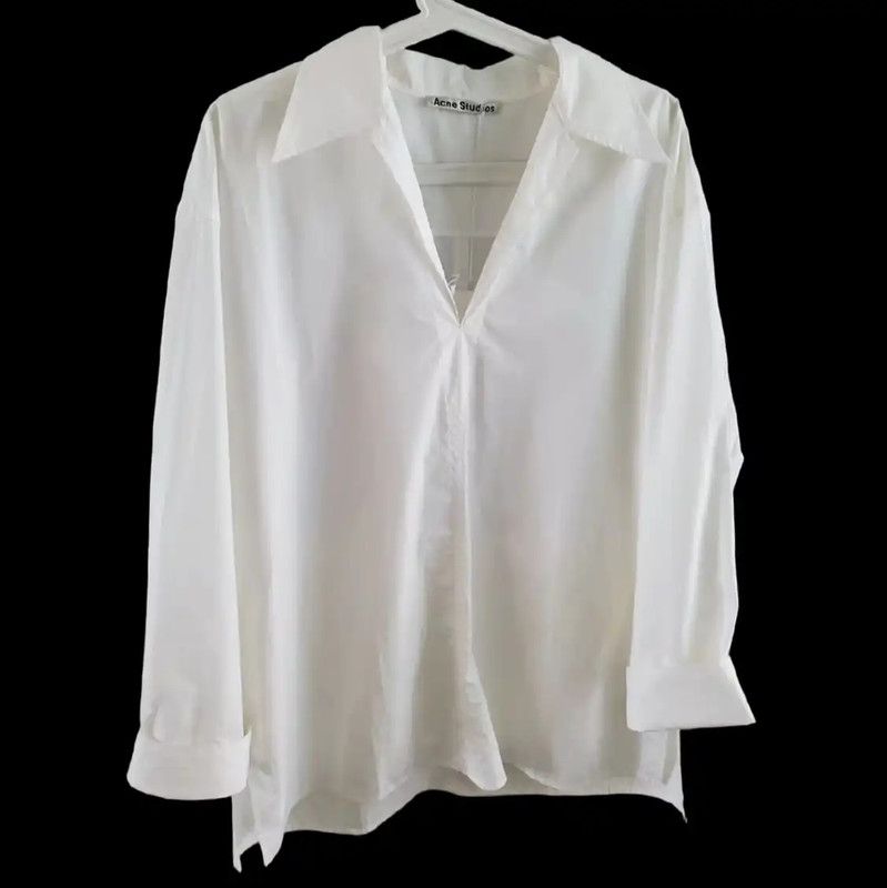 Acne Studios Acne Studios White Long Sleeve Shirt Size ONE SIZE - 1 Thumbnail