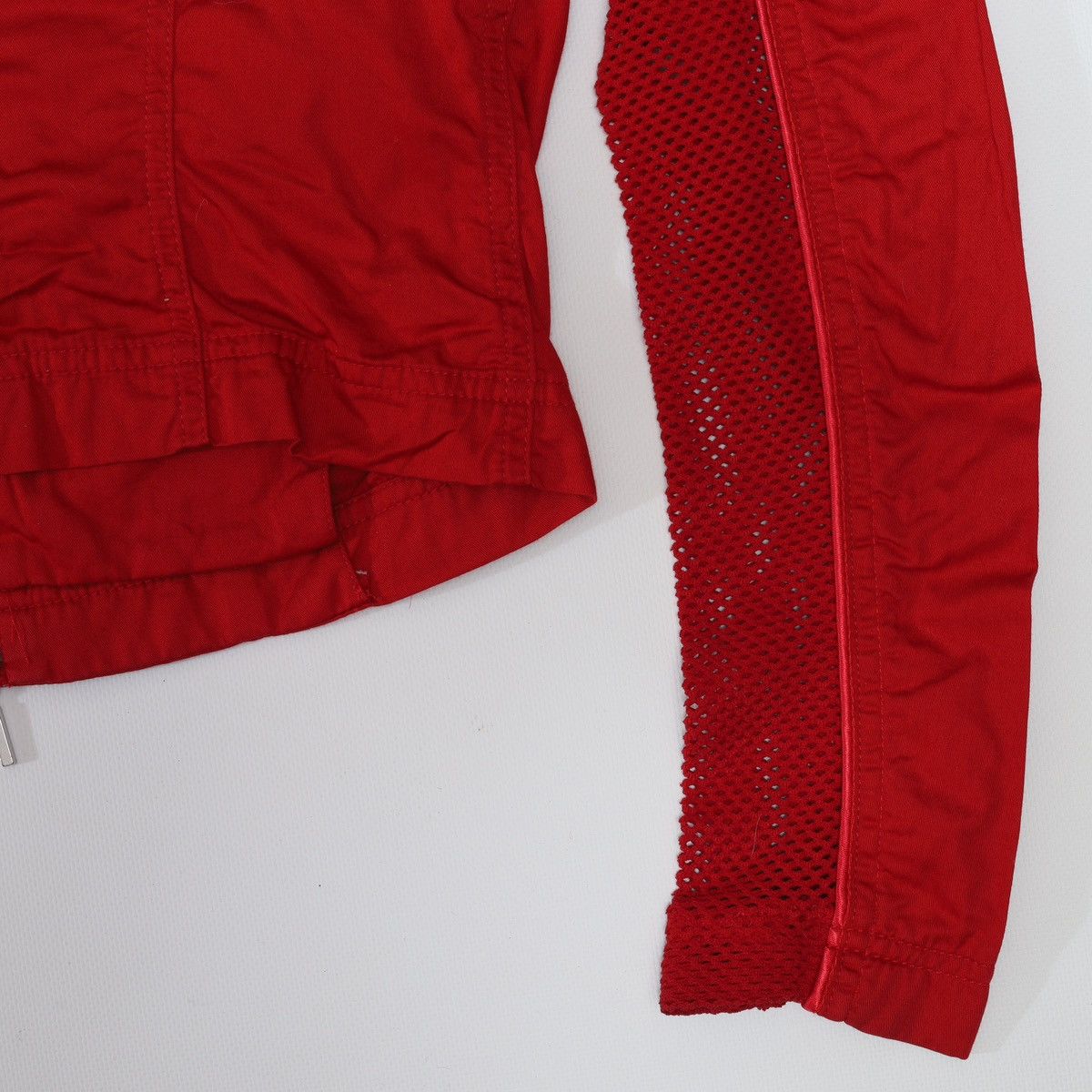 plein sud Plein Sud Jeans Vintage Red Sport Jacket Fishnet Size S / US 4 / IT 40 - 14 Thumbnail
